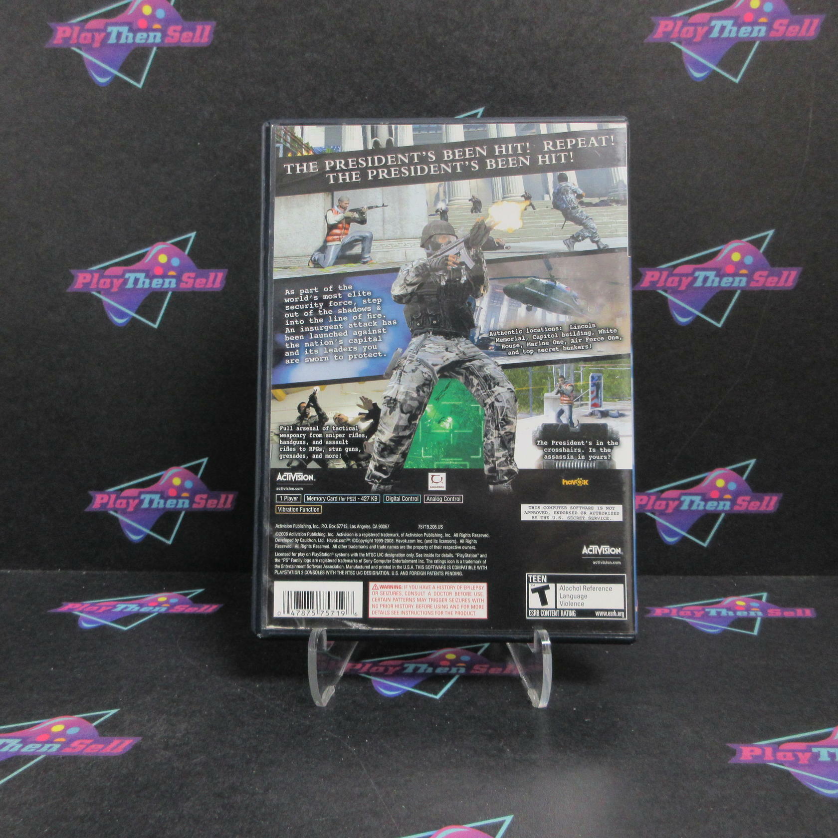 Secret Service PS2 PlayStation 2 Complete - Very Good