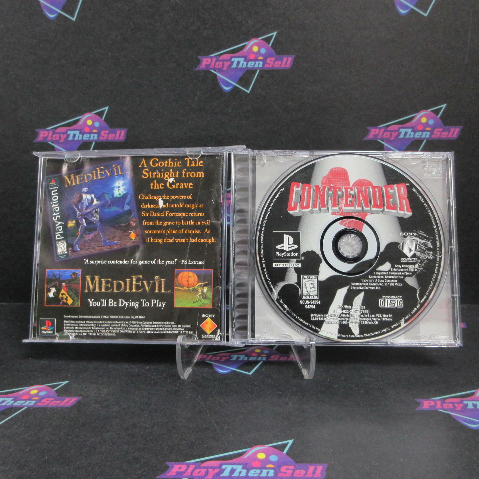 Contender PS1 PlayStation 1 Complete - Very Good