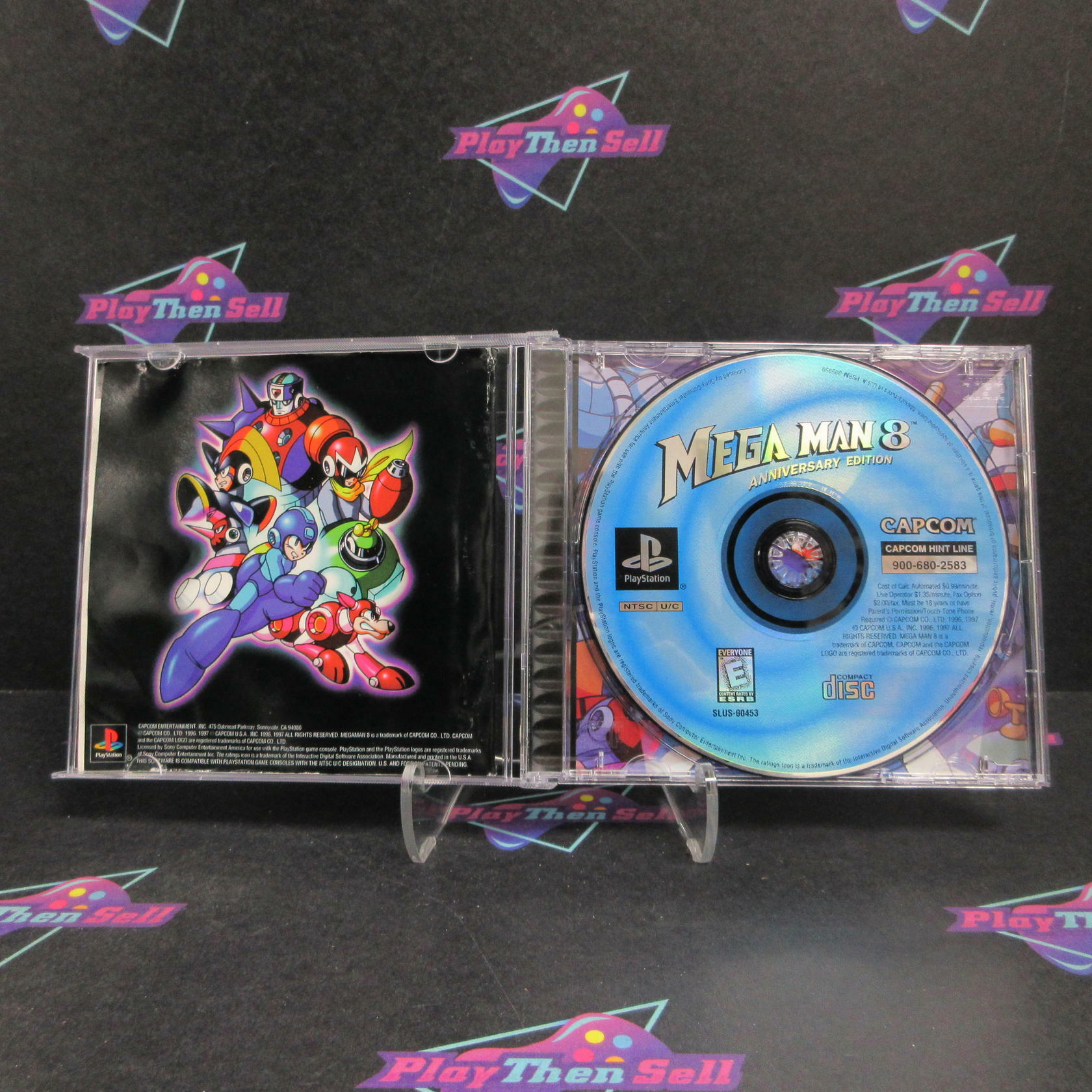 Mega Man 8 Anniversary Edition PS1 PlayStation 1 + Reg Card Complete - Very Good