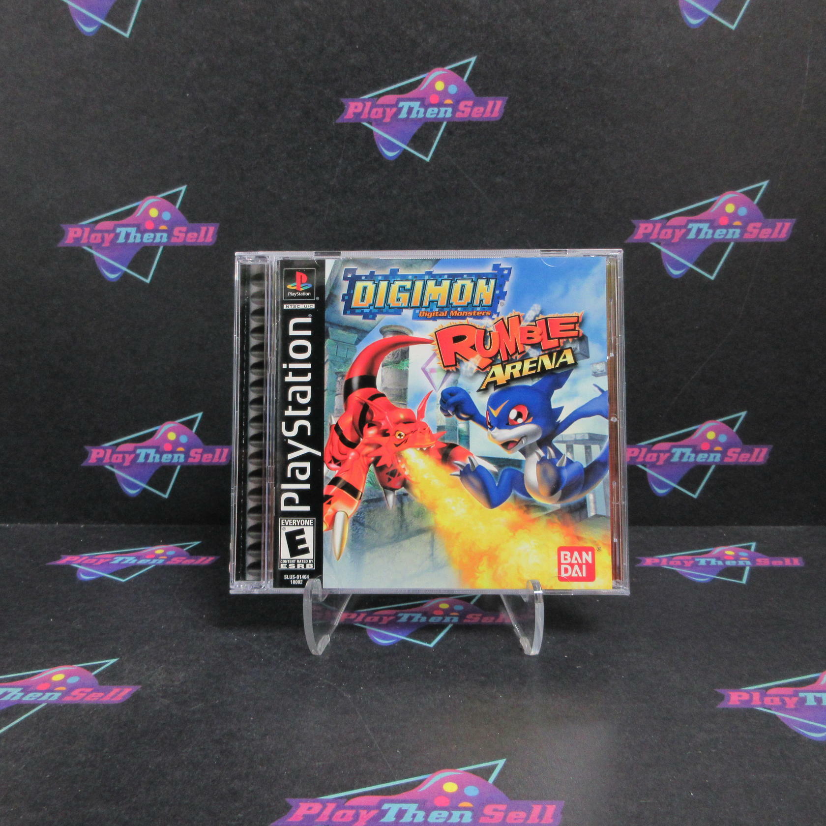 Digimon Rumble Arena PS1 PlayStation 1 + Reg Card Complete - Very Good