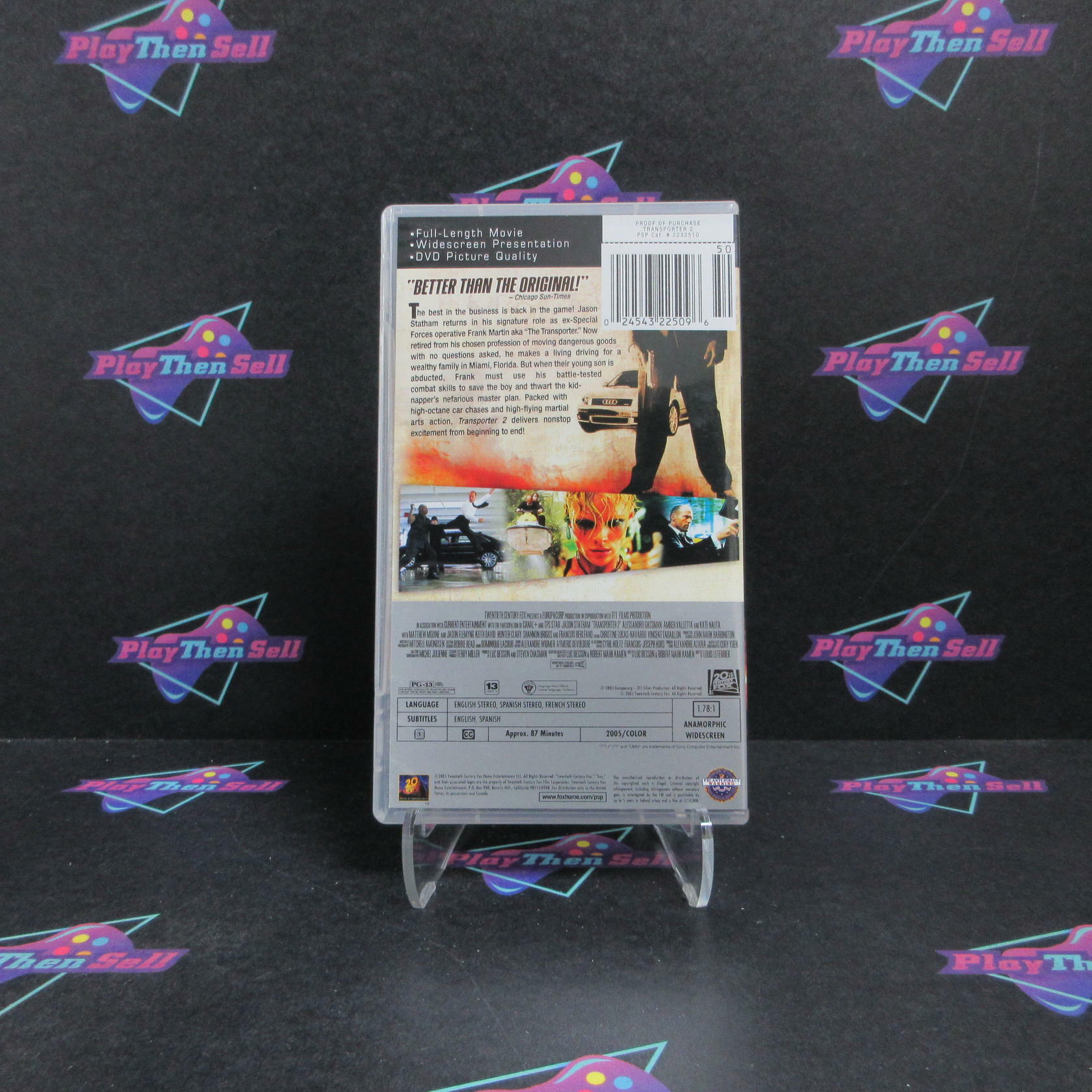 Transporter 2 Sony PSP Clear UMD - Like New