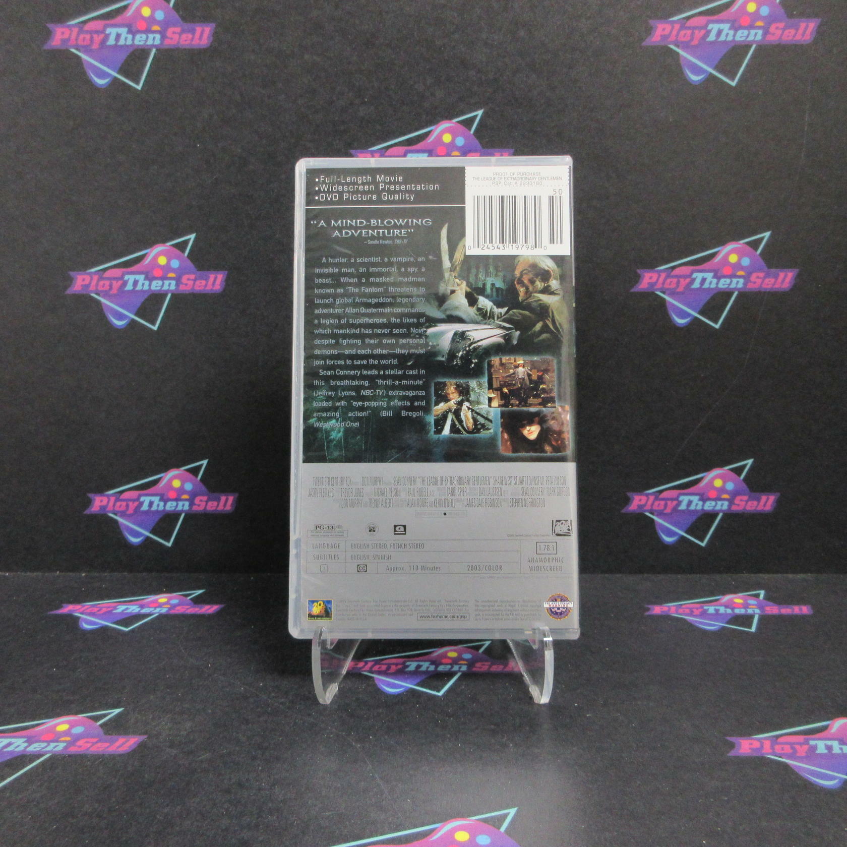 The League of Extraordinary Gentlemen Sony PSP Clear UMD - Like New