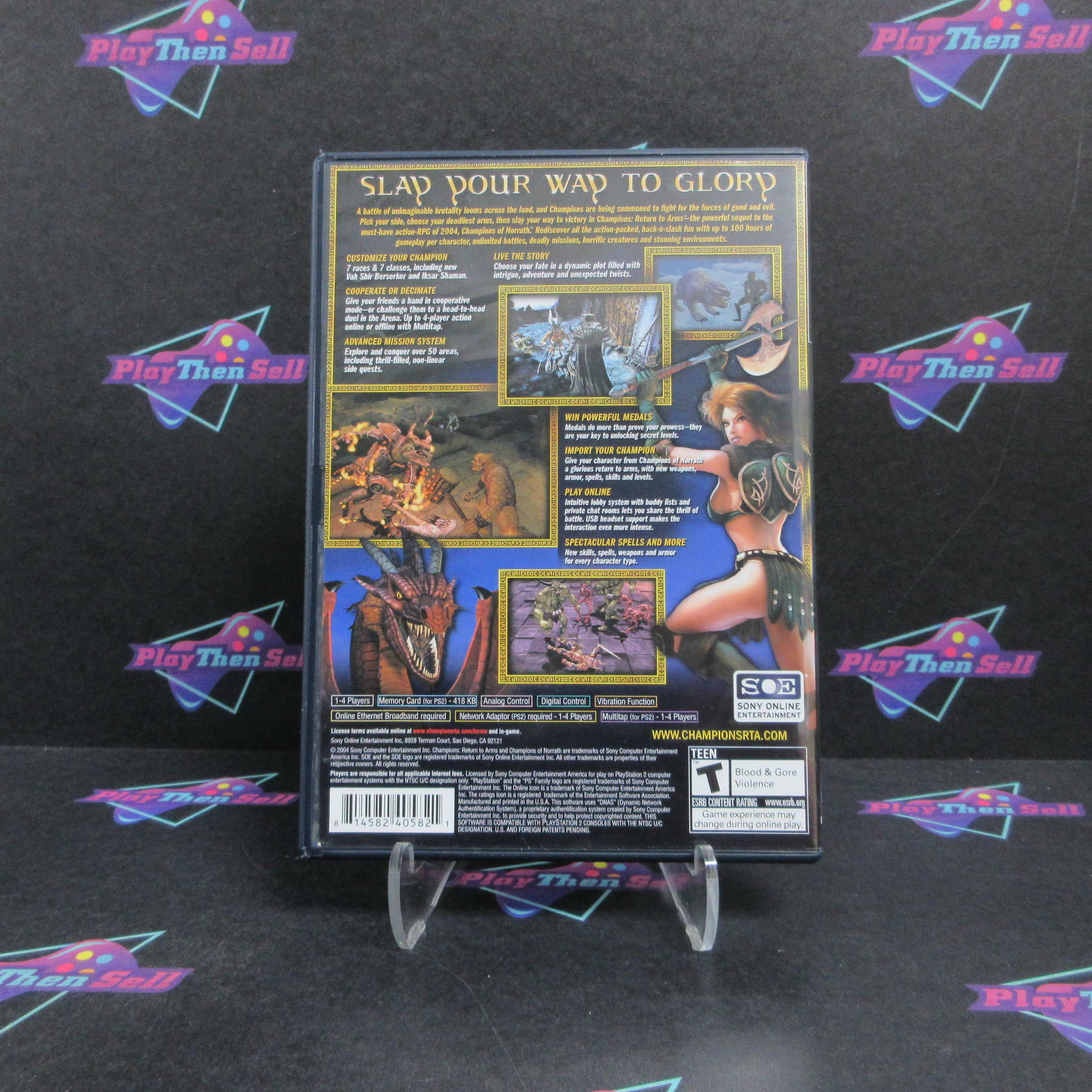 Champions Return To Arms PS2 PlayStation 2 Complete - Refurbished