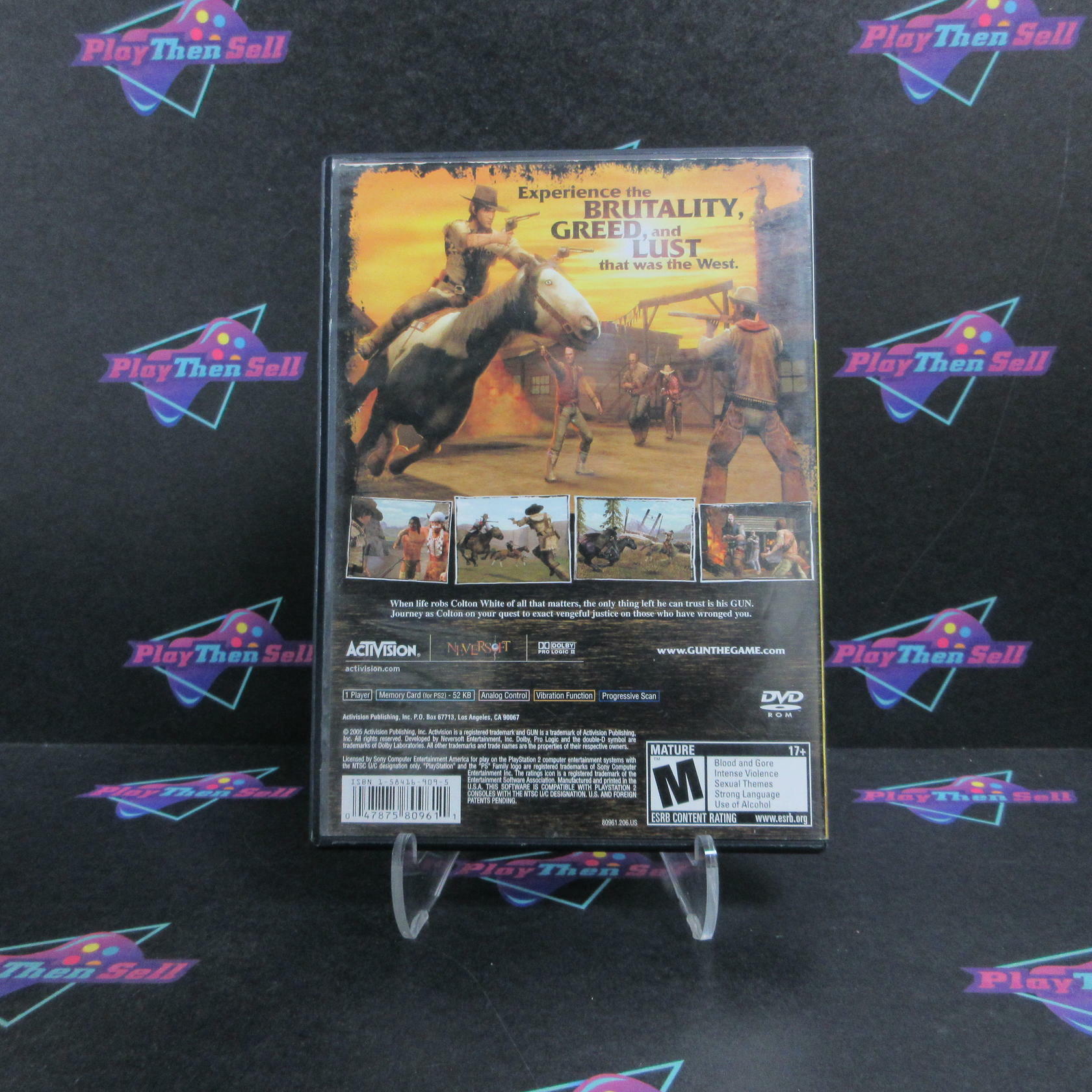 GUN PS2 PlayStation 2 Complete - Very Good