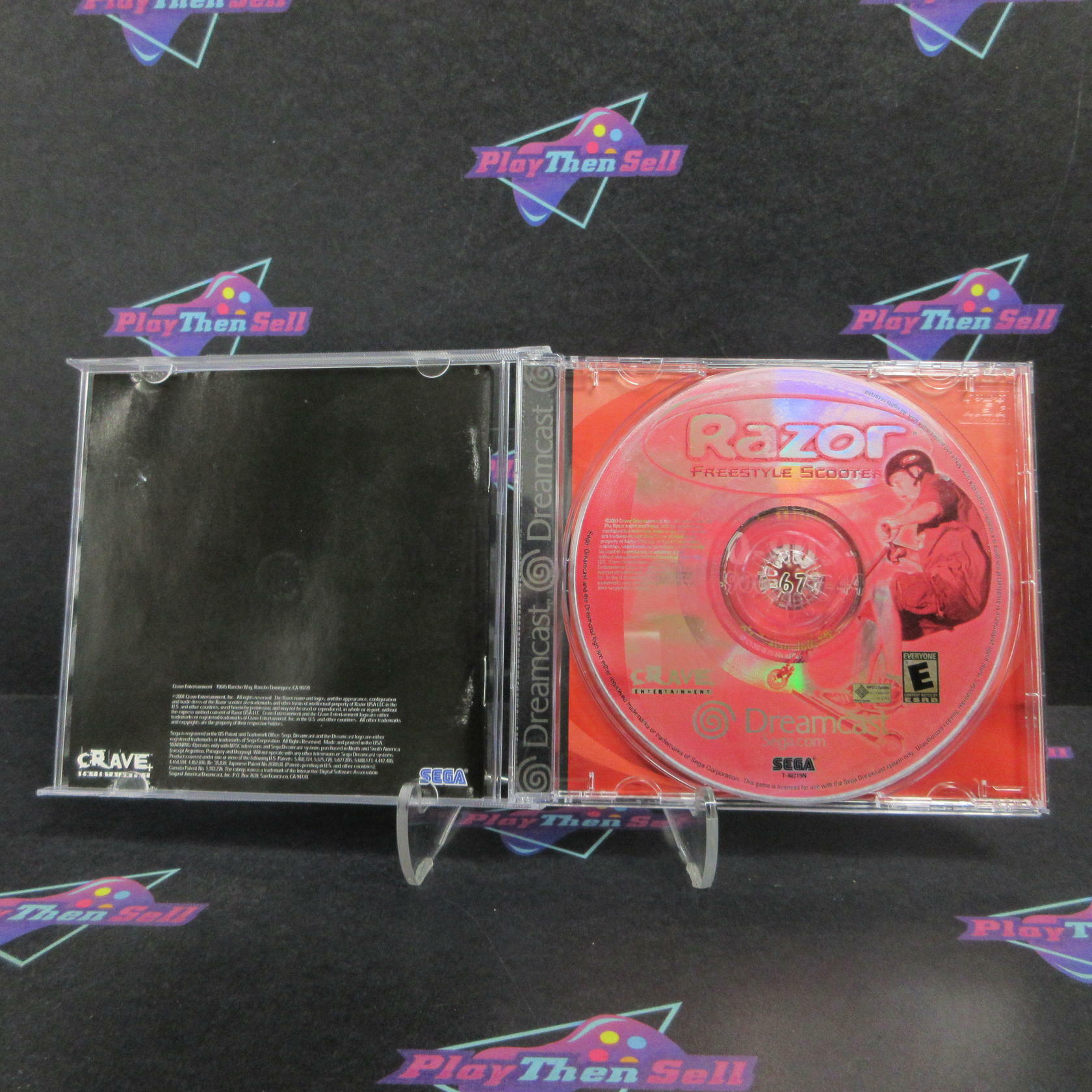 Razor Freestyle Scooter Sega Dreamcast Complete - Very Good