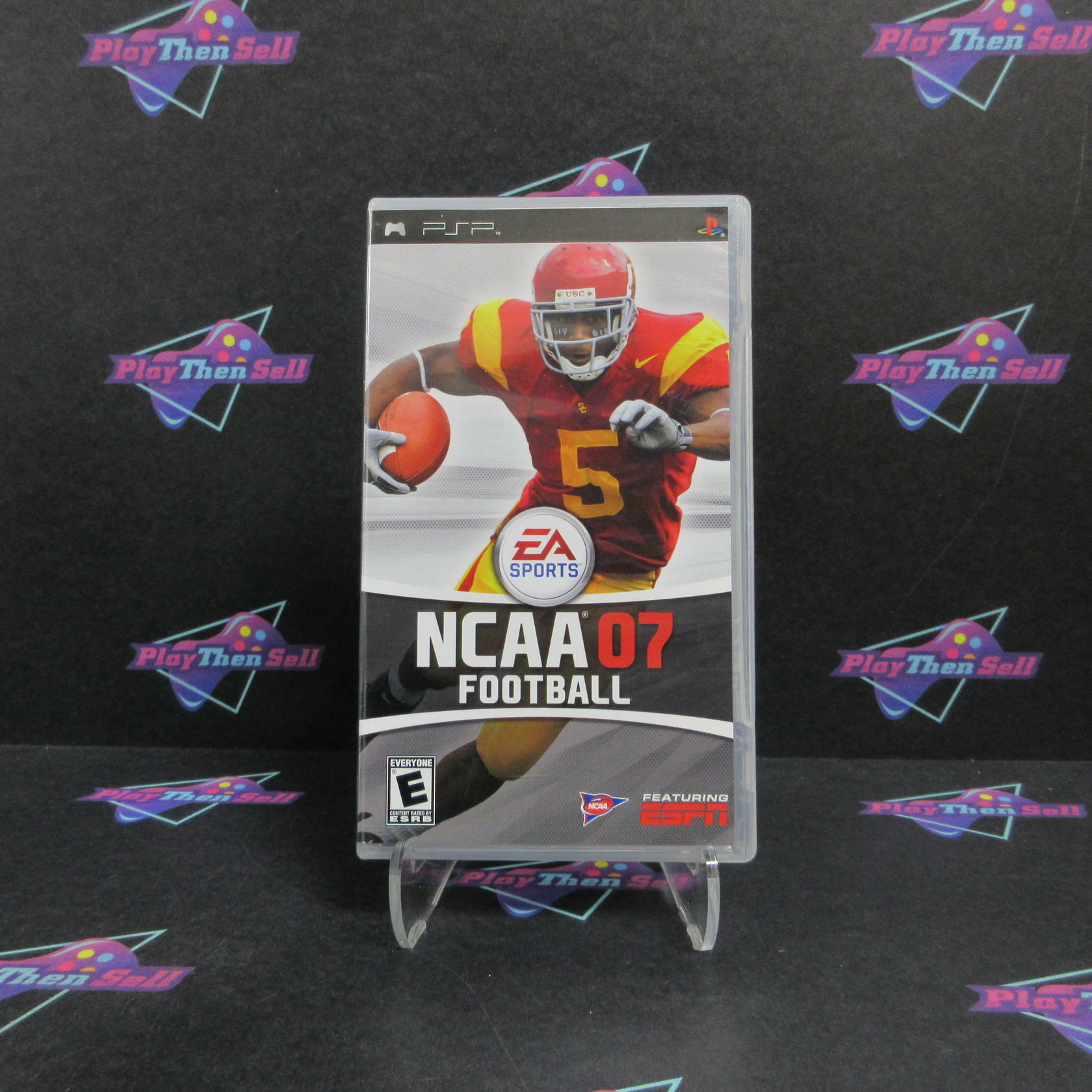 NCAA Football 2007 Sony PSP Clear UMD Complete - Refurbished