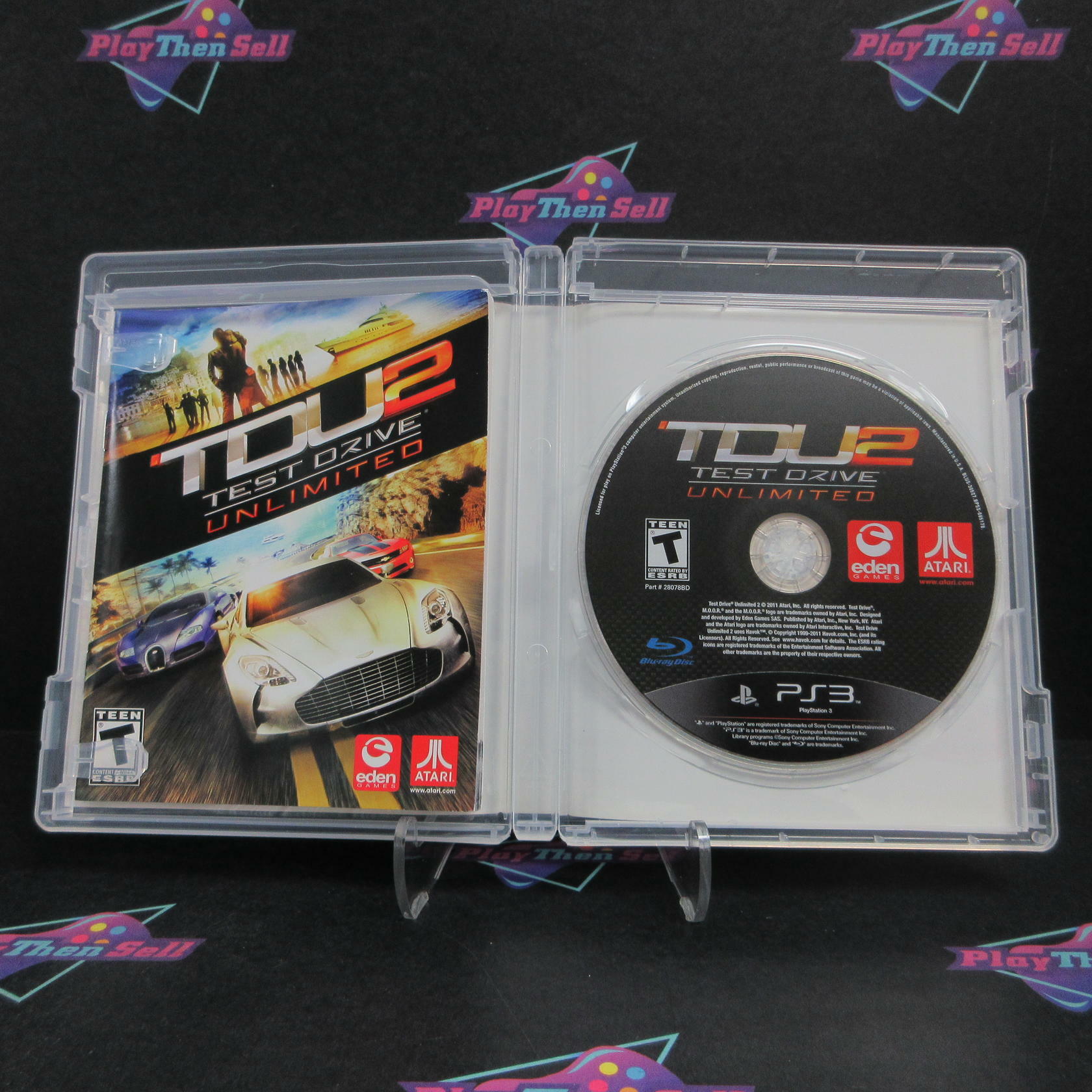 Test Drive Unlimited 2 PS3 PlayStation 3 Complete - Refurbished