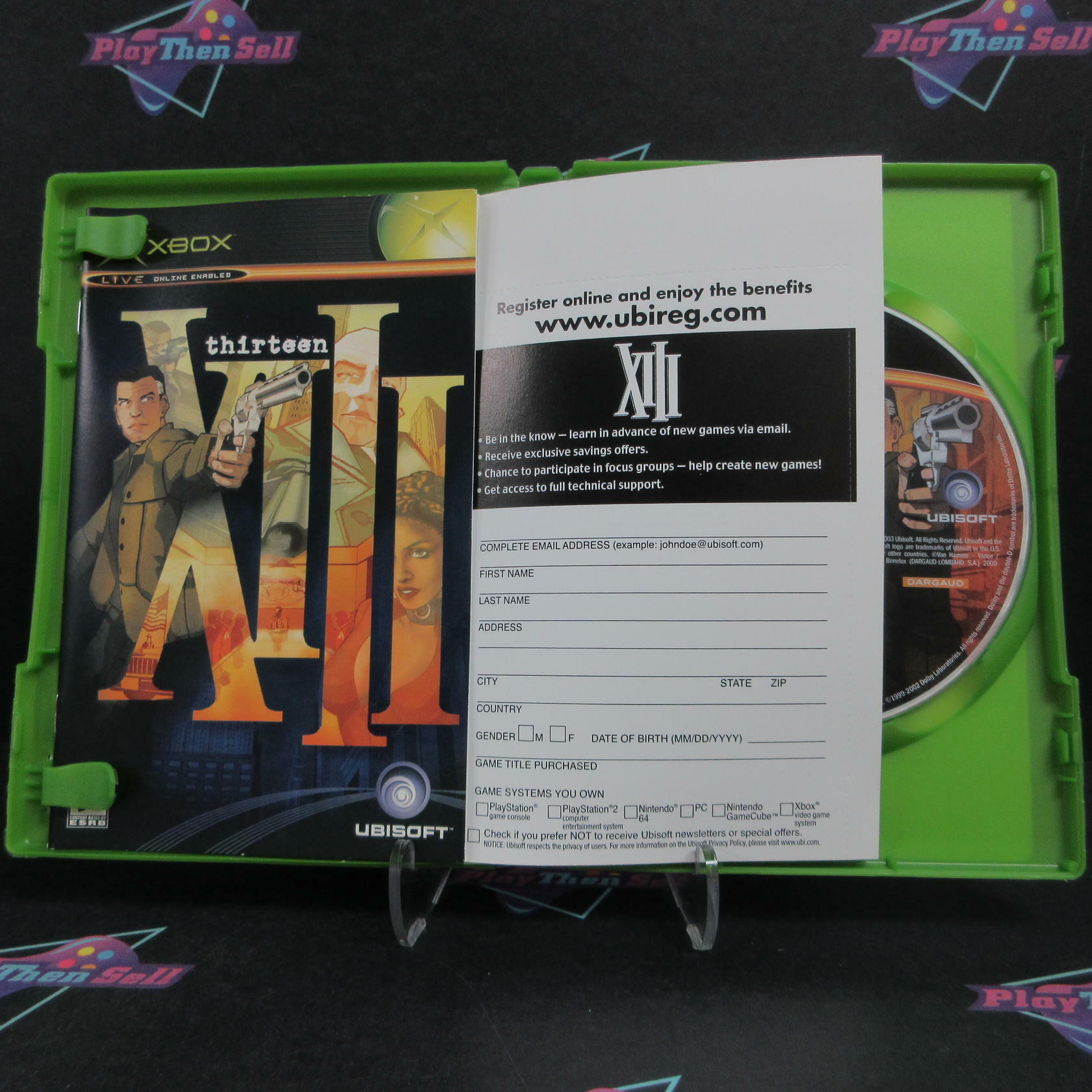 XIII Xbox + Reg Card Complete - Refurbished