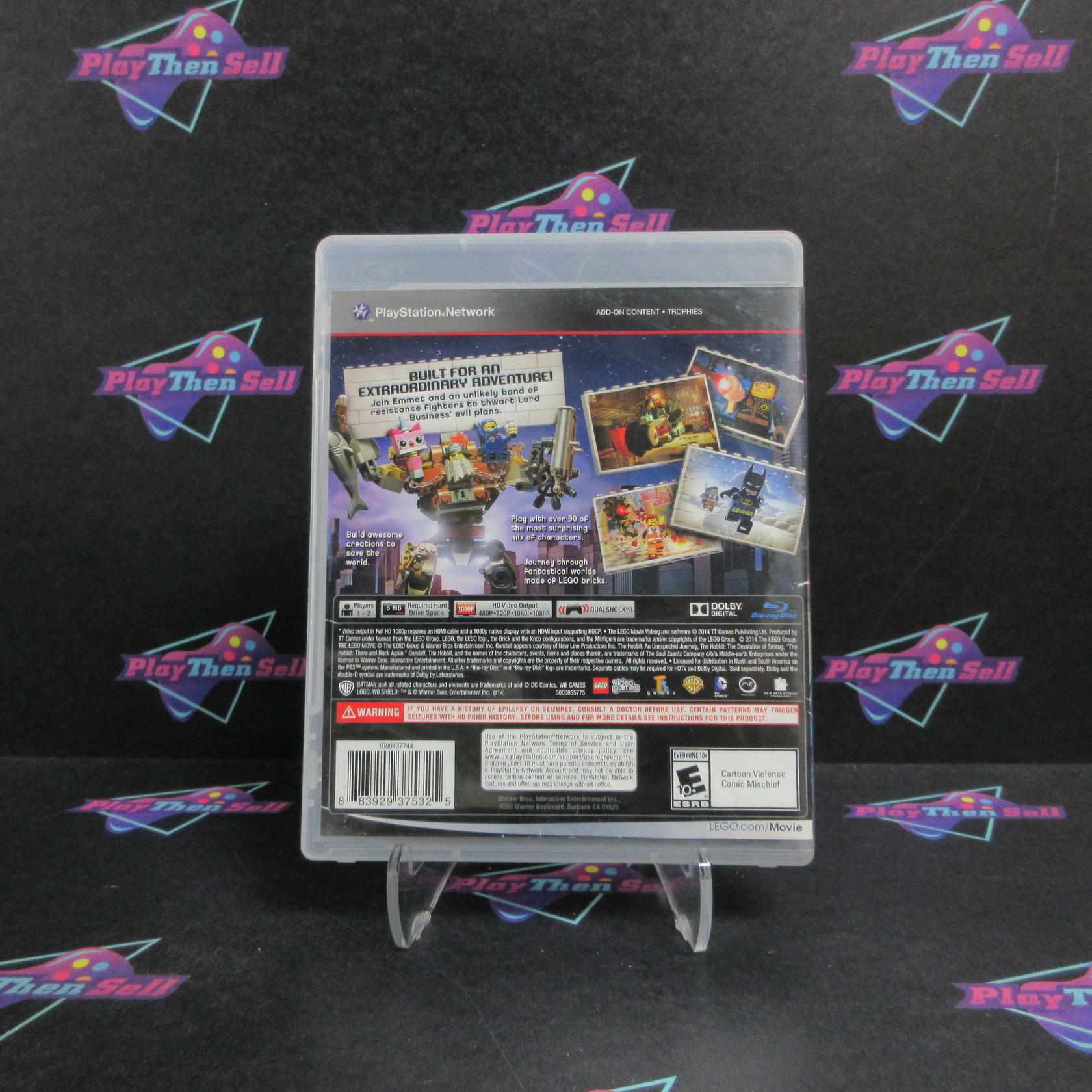 The LEGO Movie Videogame PS3 PlayStation 3 Complete - Very Good