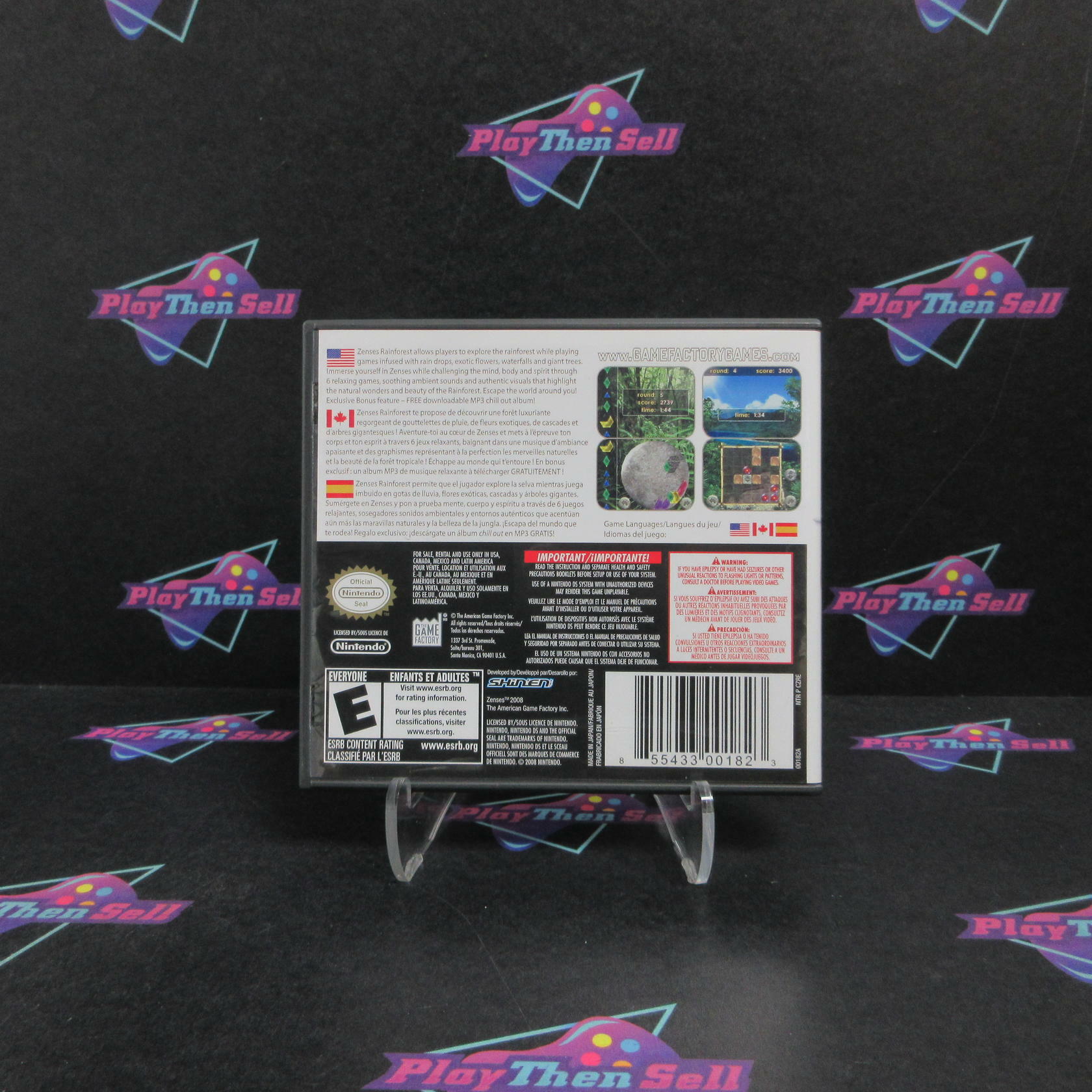 Zenses Rainforest Nintendo DS Complete - Refurbished