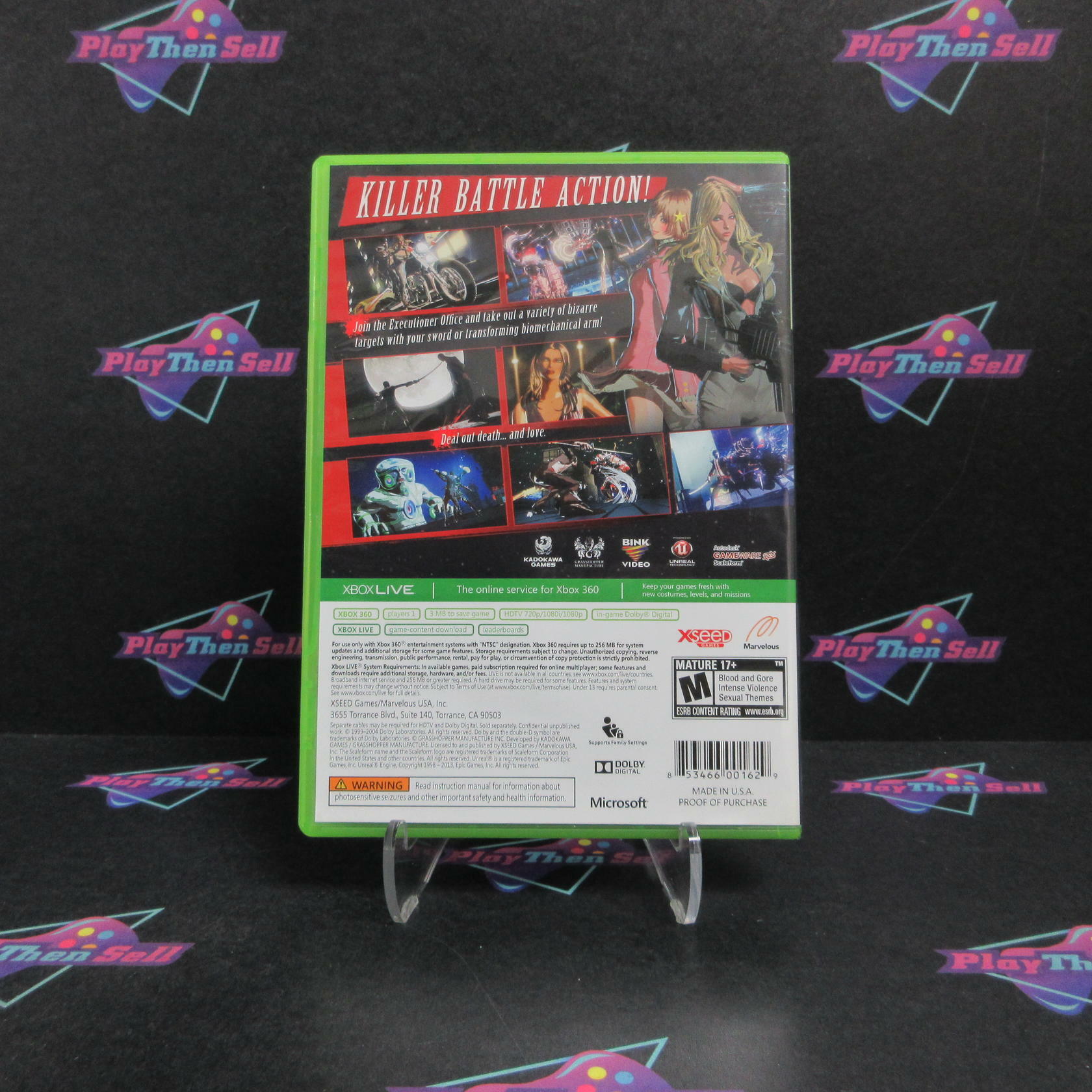 Killer is Dead Xbox 360 Complete - Excellent