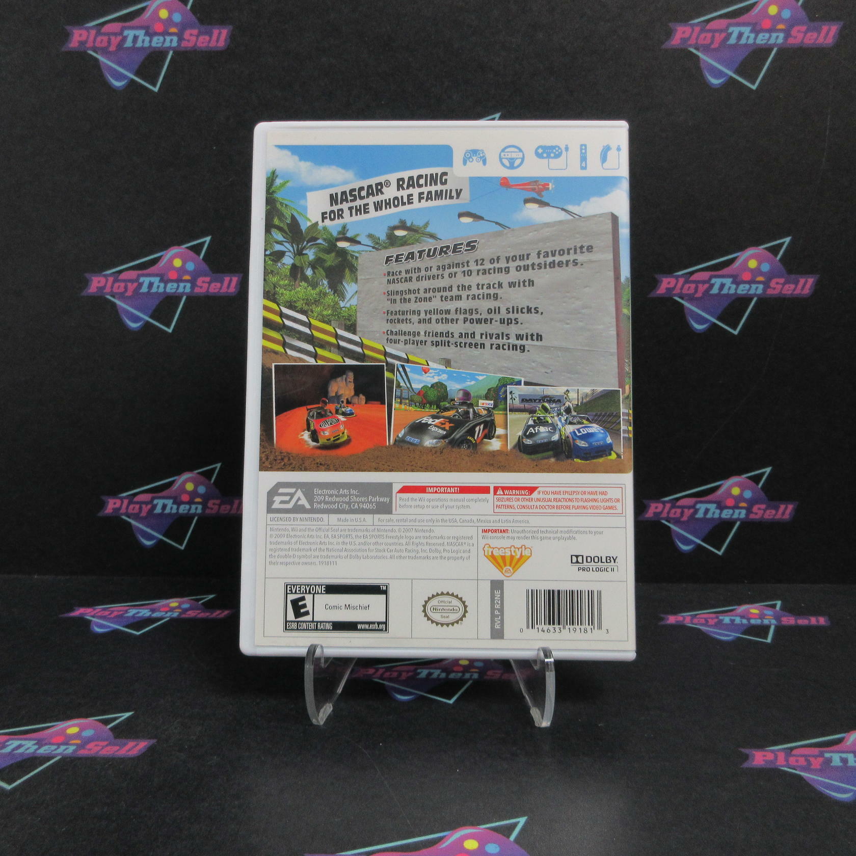 NASCAR Kart Racing Nintendo Wii Complete - Refurbished