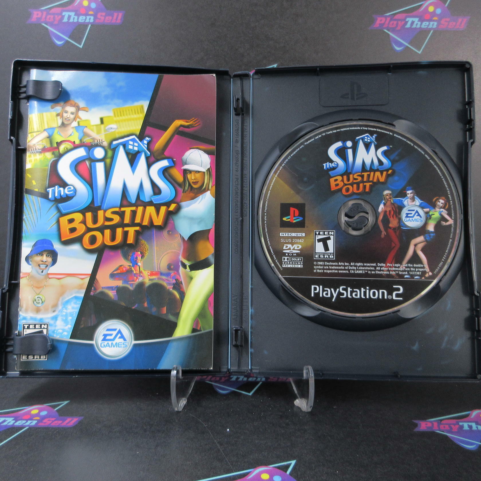 The Sims Bustin' Out PS2 PlayStation 2 Complete - Very Good