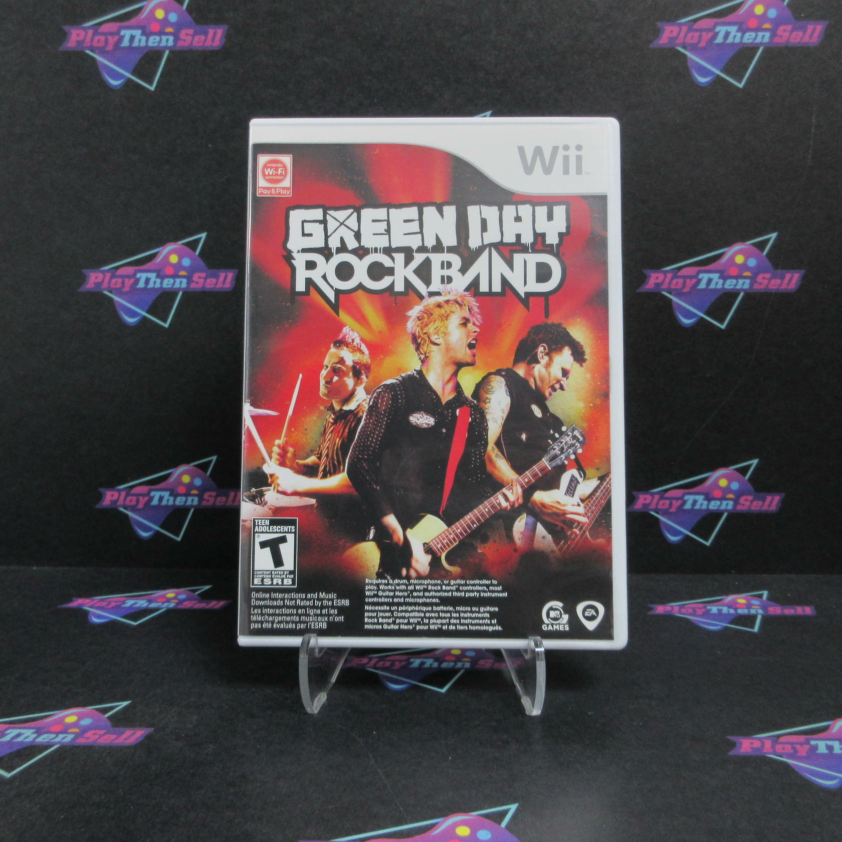 Rock Band Green Day Nintendo Wii Complete - Refurbished