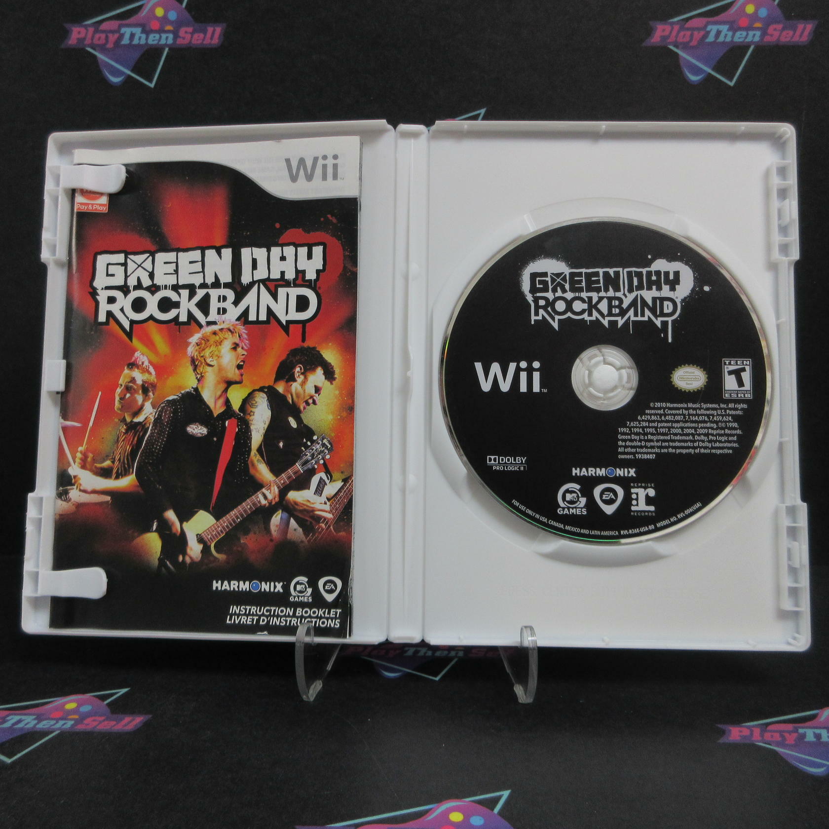 Rock Band Green Day Nintendo Wii Complete - Refurbished