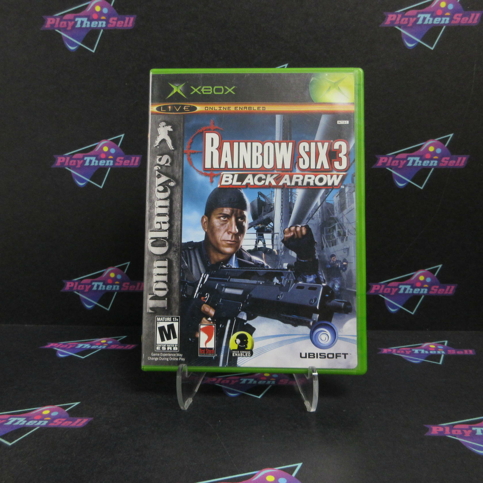 Rainbow Six 3 Black Arrow Xbox + Reg Card Complete - Very Good