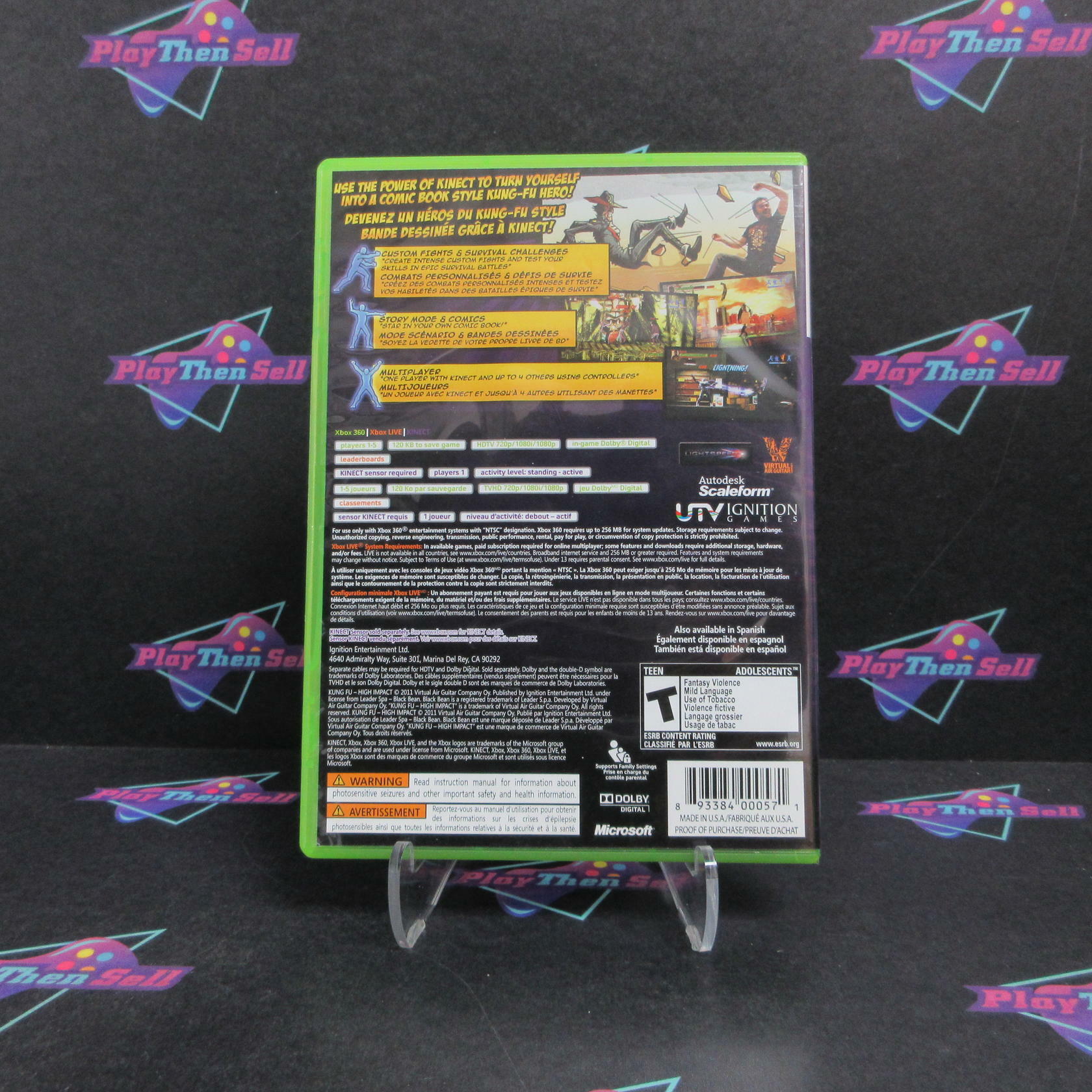 Kung Fu High Impact Xbox 360 Complete - Refurbished