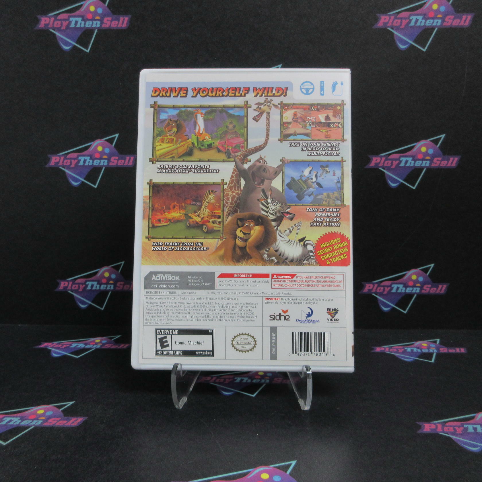 Madagascar Kartz Nintendo Wii Complete - Refurbished