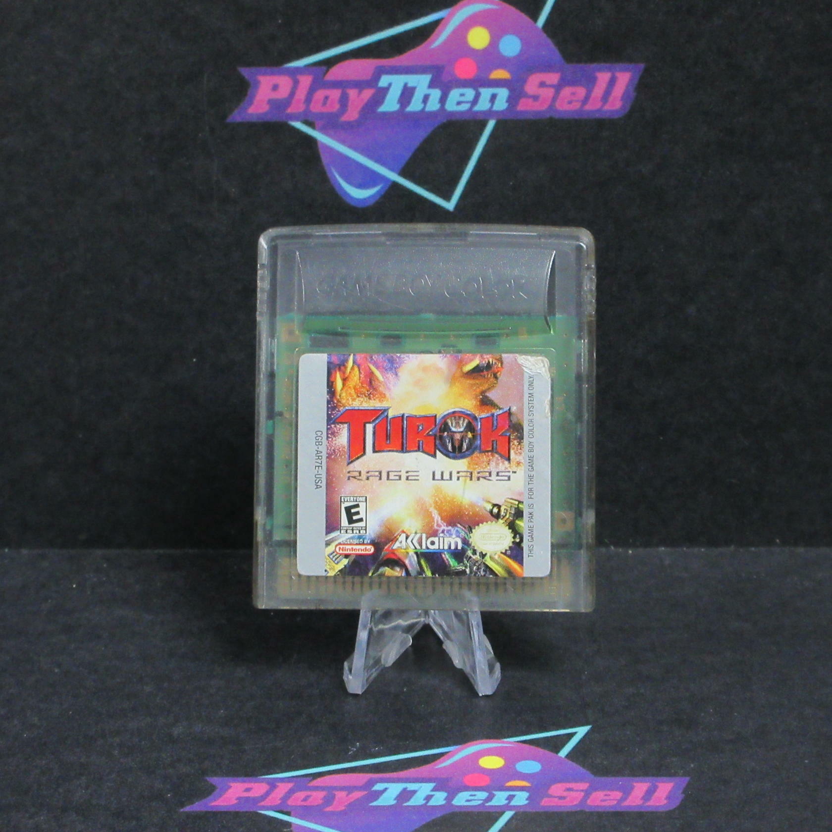 Turok Rage Wars Nintendo Gameboy Color Cartridge/Tested - Very Good