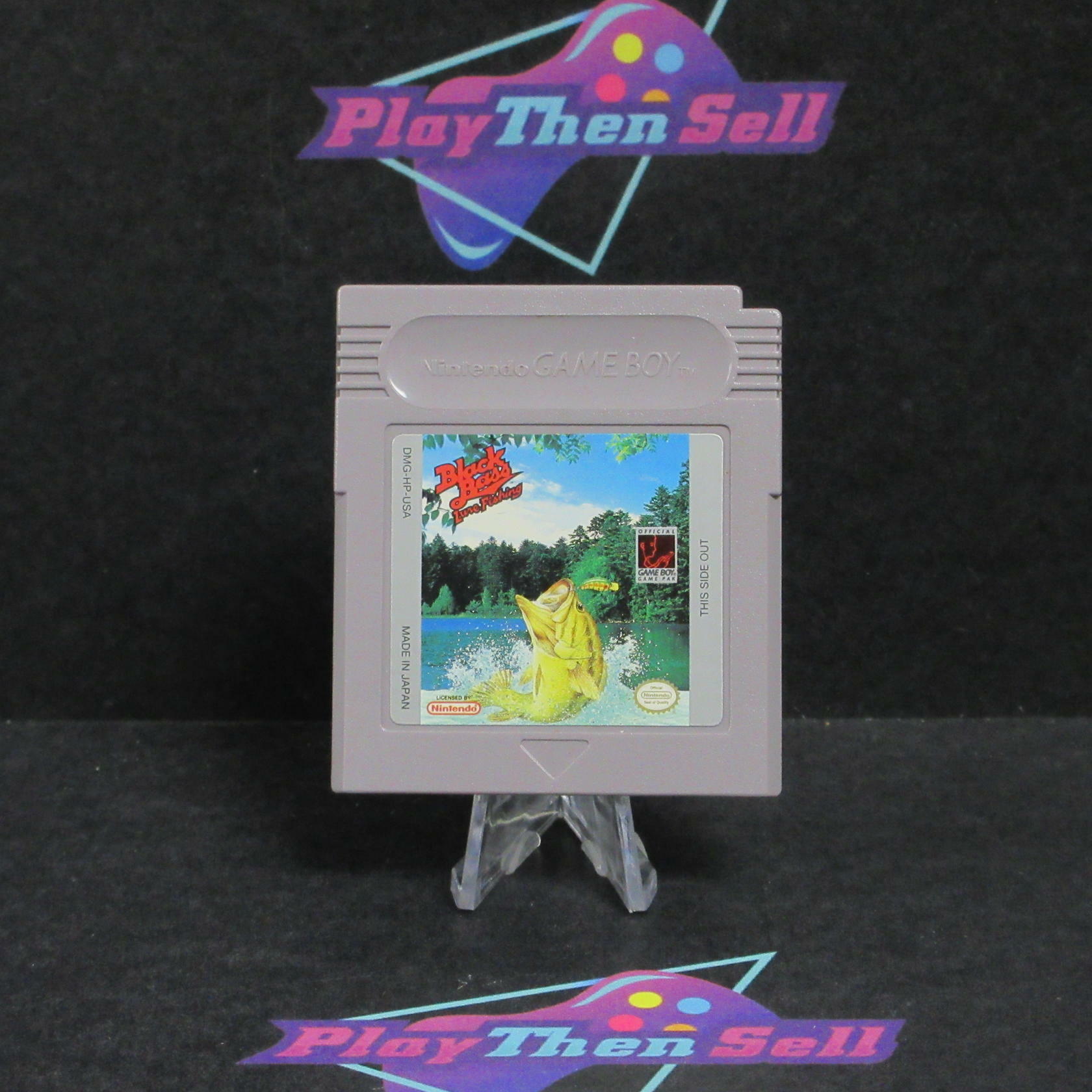 Black Bass Lure Fishing Nintendo Gameboy Cartridge/Tested - Very Good