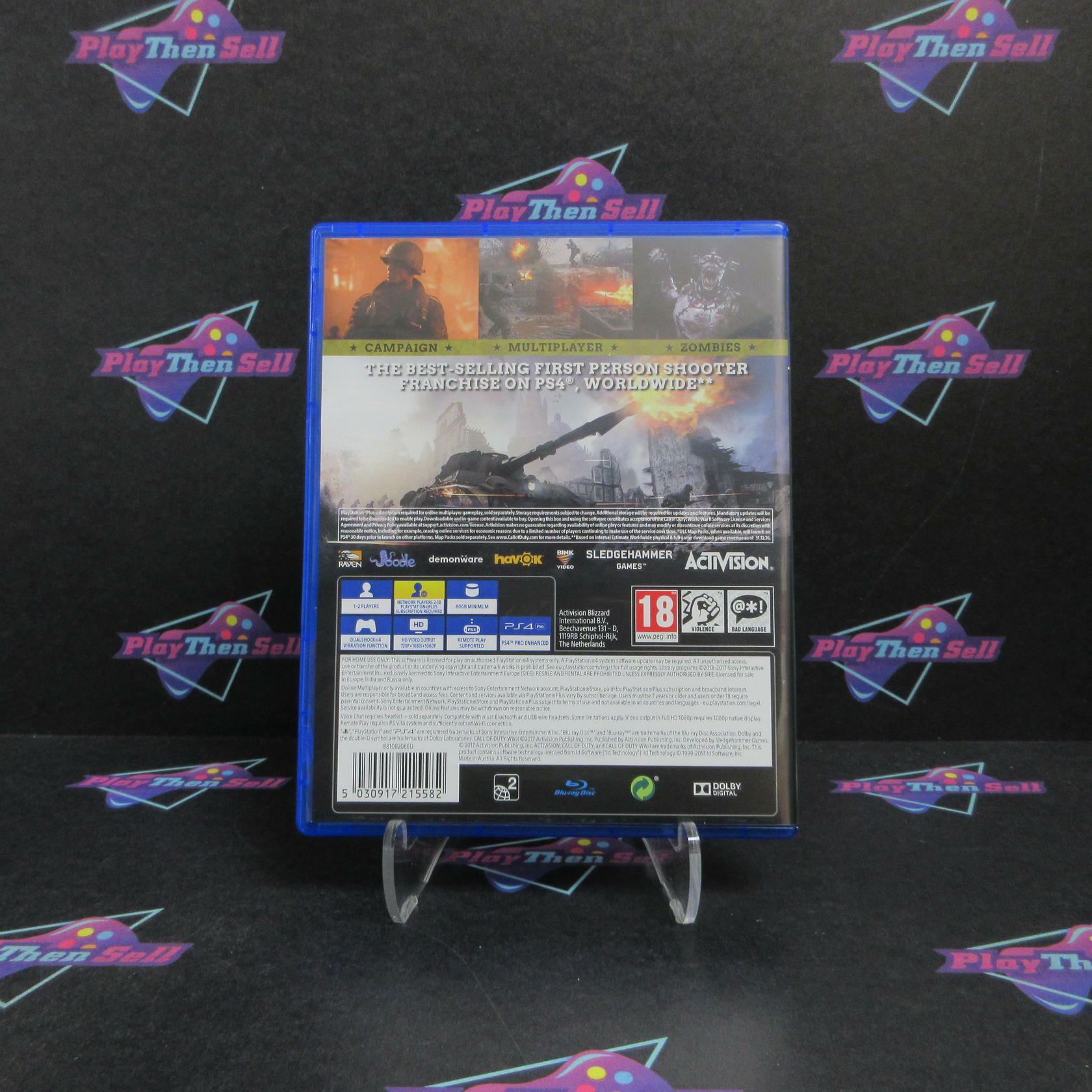 Call of Duty WWII PS4 PlayStation 4 PAL Complete - Refurbished