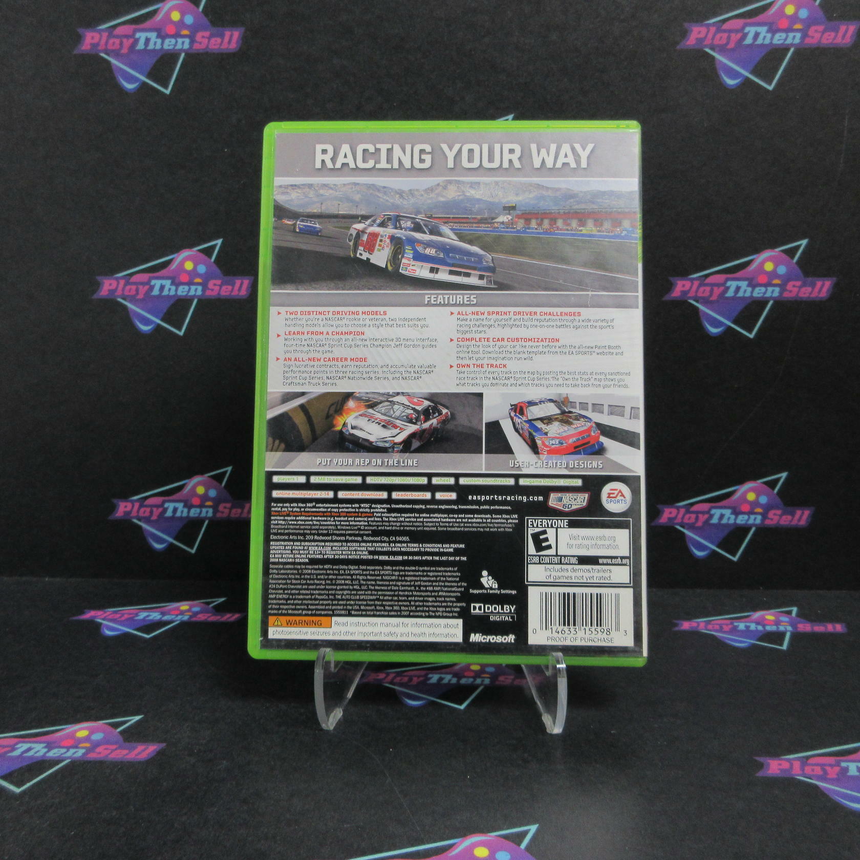 NASCAR 09 Xbox 360 Complete - Very Good