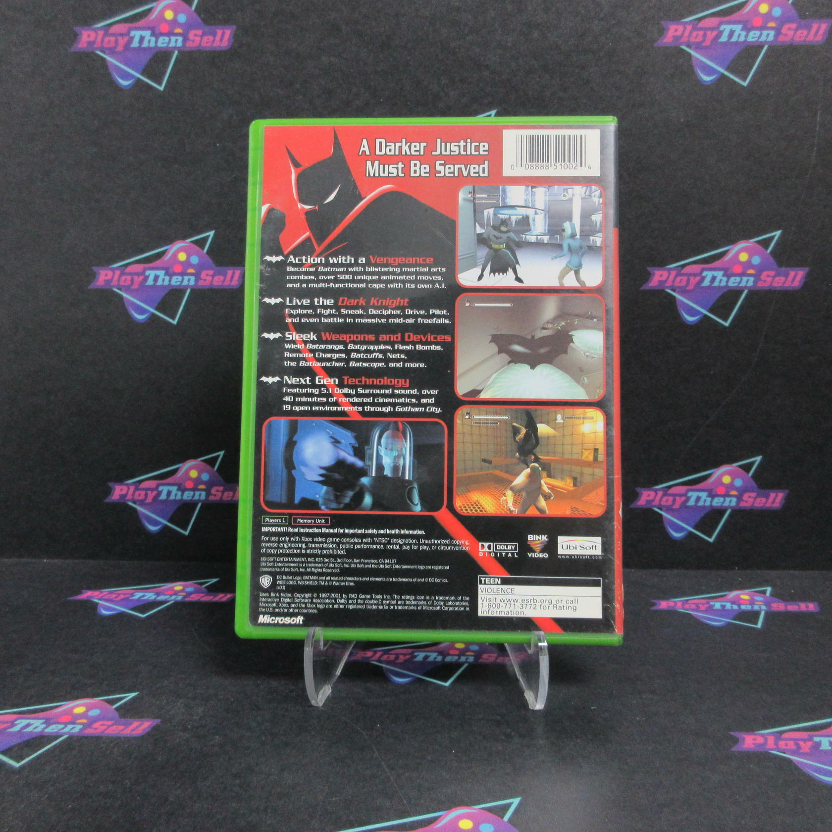 Batman Vengeance Xbox + Reg Card Complete - Very Good