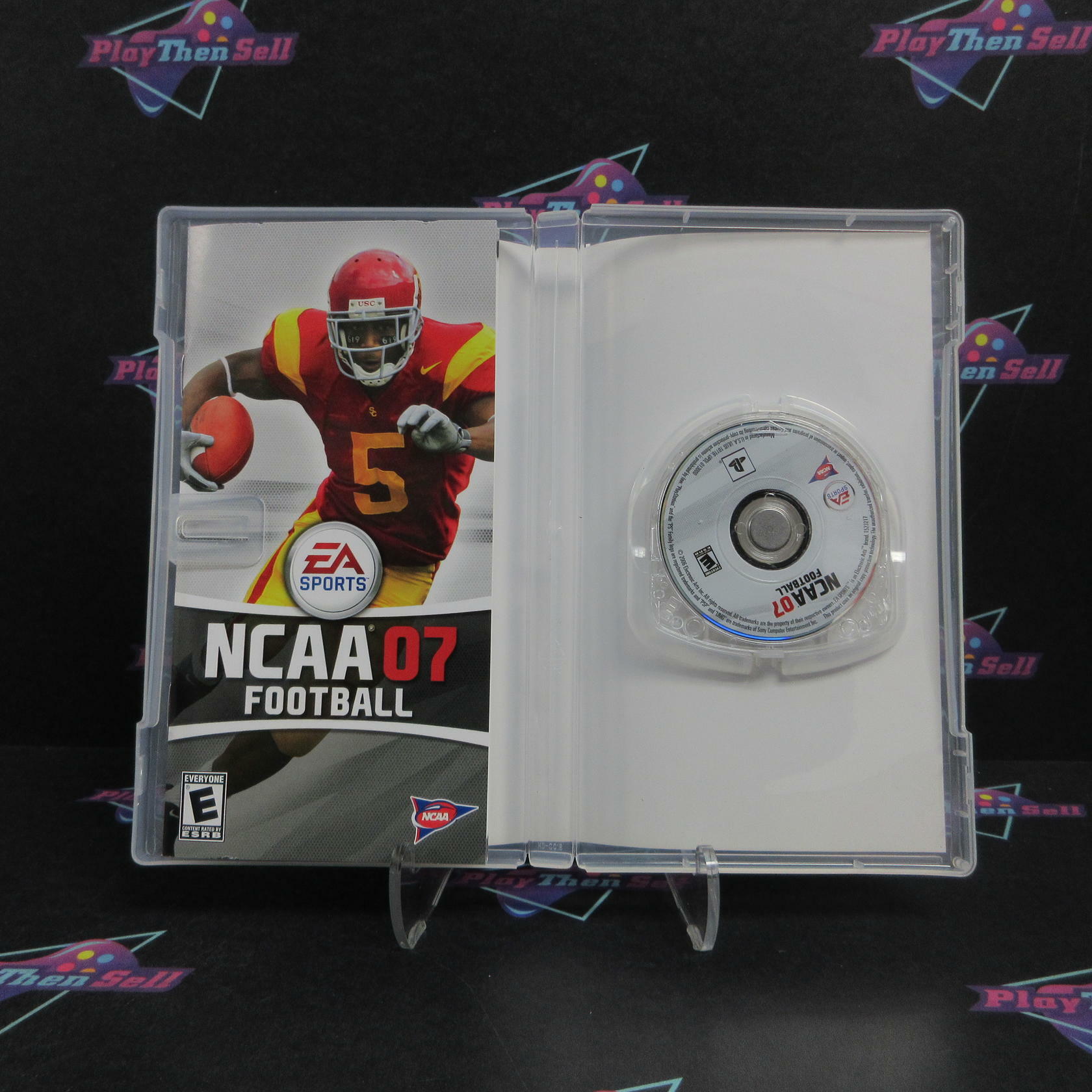 NCAA Football 2007 Sony PSP Clear UMD Complete - Refurbished