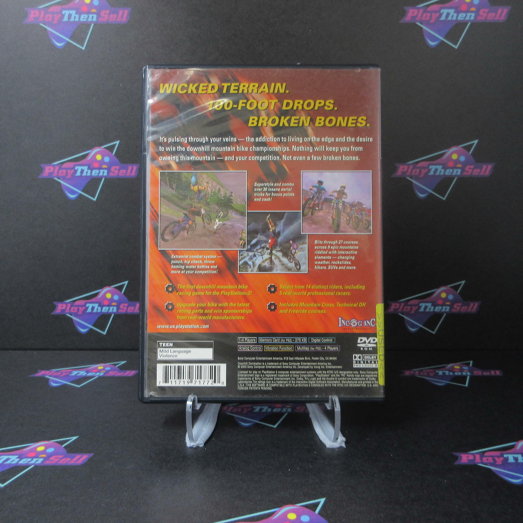 Downhill Domination PS2 PlayStation 2 Complete - Very Good