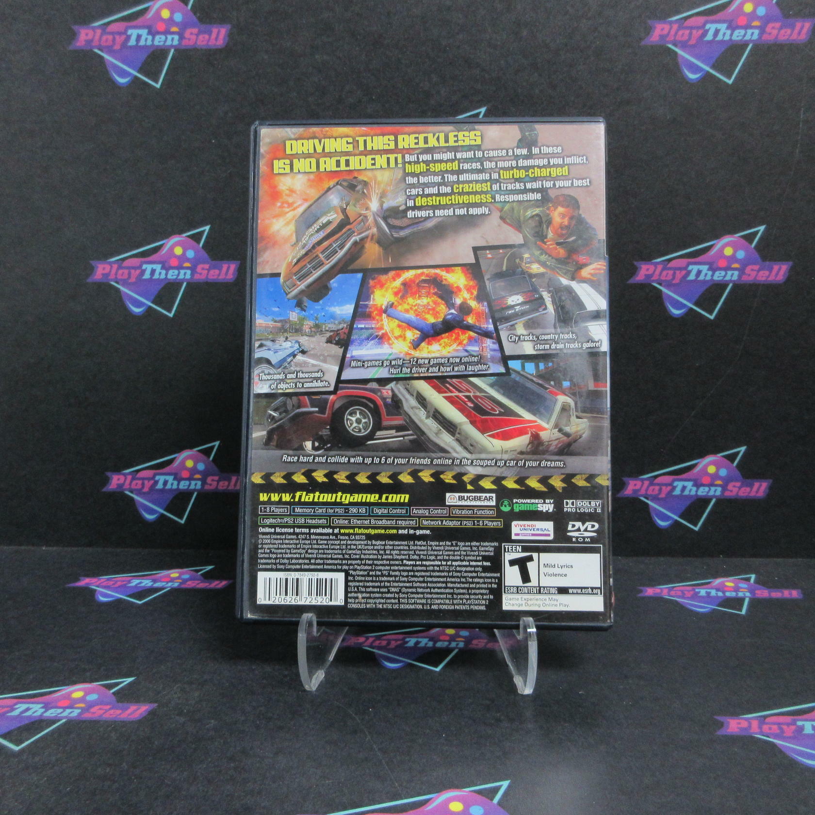 Flatout 2 PS2 PlayStation 2 Complete - Very Good