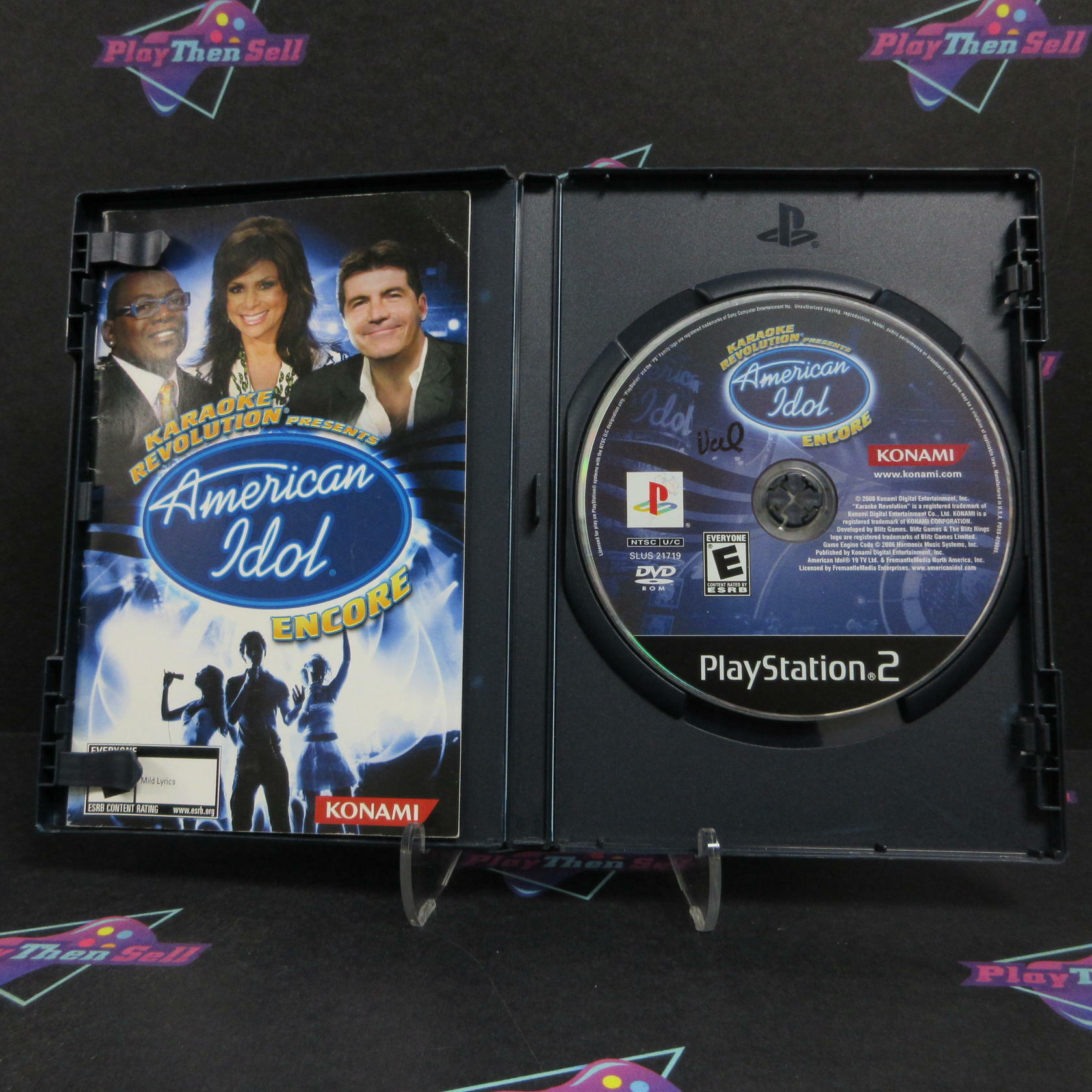 Karaoke Revolution American Idol Encore PS2 PlayStation 2 Complete - Very Good