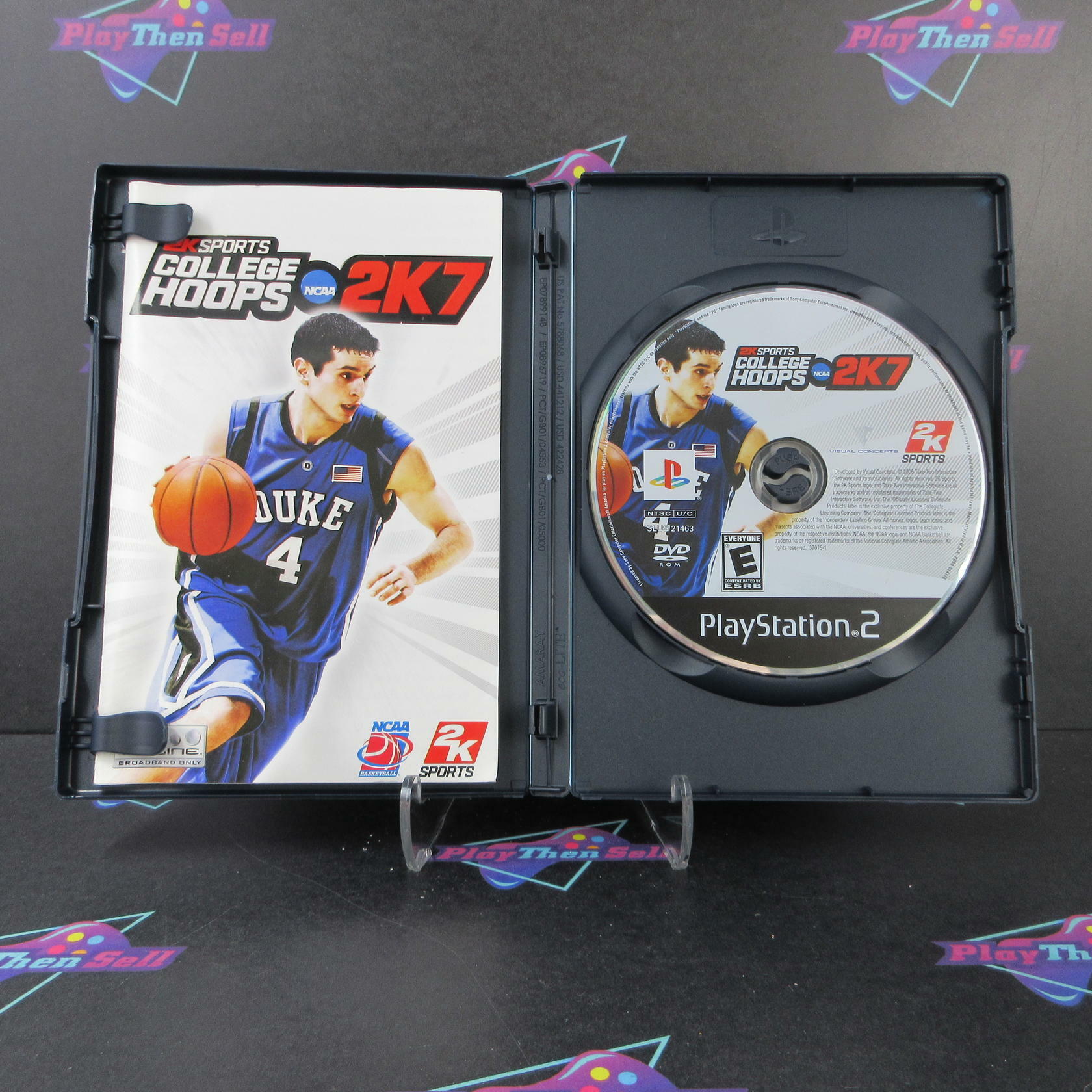 College Hoops 2K7 PS2 PlayStation 2 Complete - Very Good