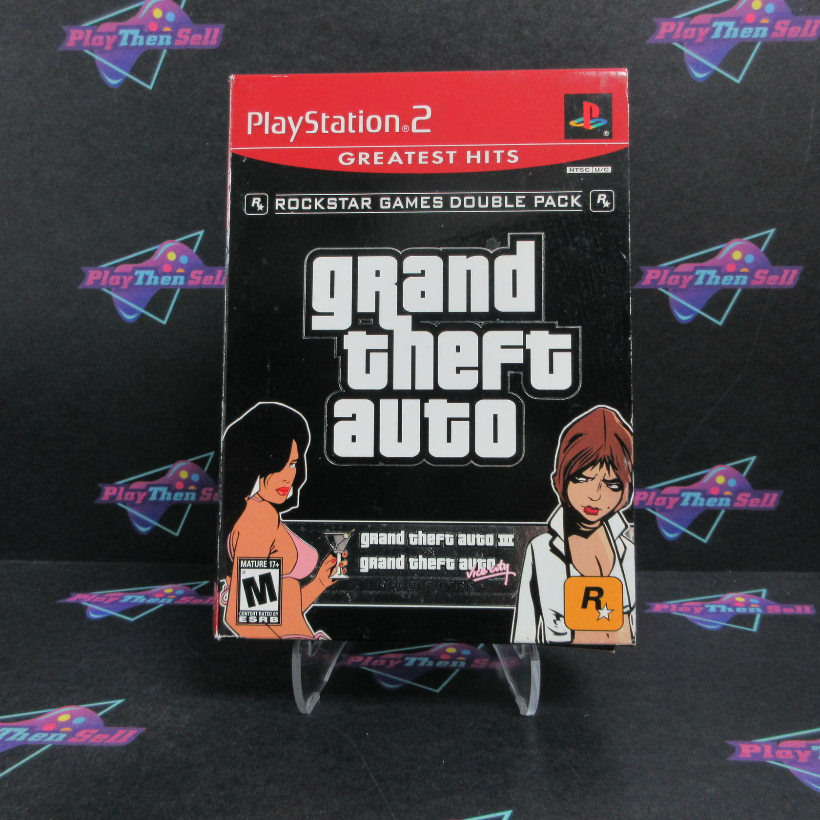 Grand Theft Auto Double Pack PS2 PlayStation 2 GH Complete - Refurbished