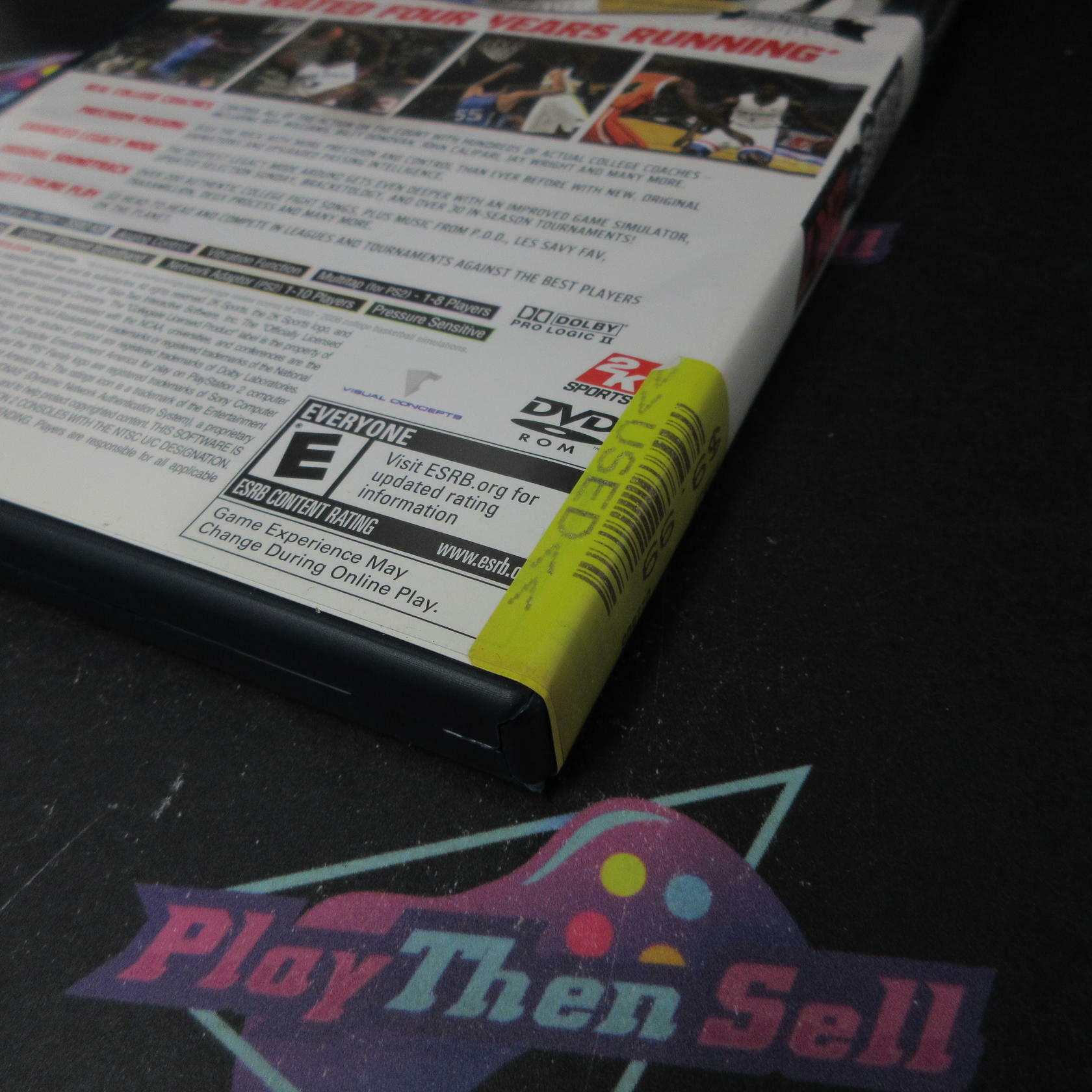 College Hoops 2K7 PS2 PlayStation 2 Complete - Very Good