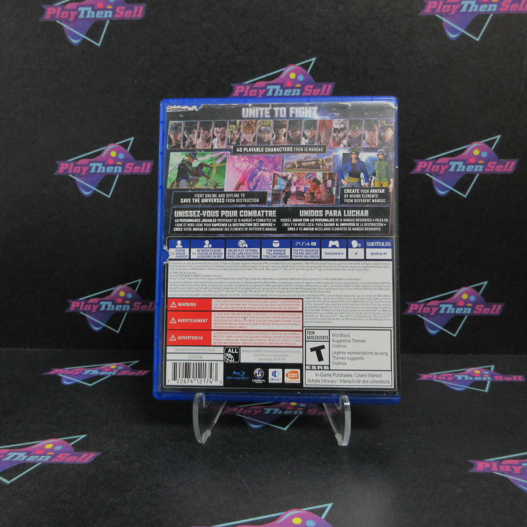 Jump force PS4 PlayStation 4 Complete - Very Good