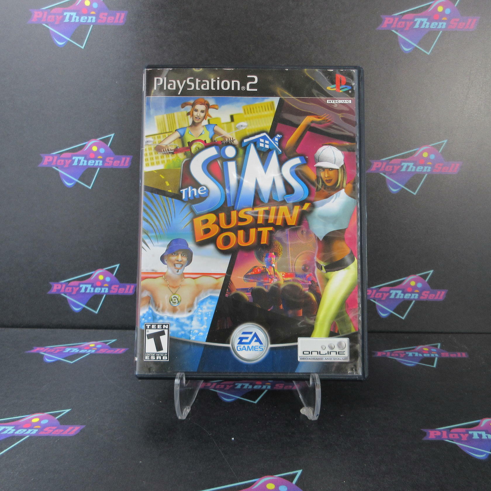 The Sims Bustin' Out PS2 PlayStation 2 Complete - Very Good