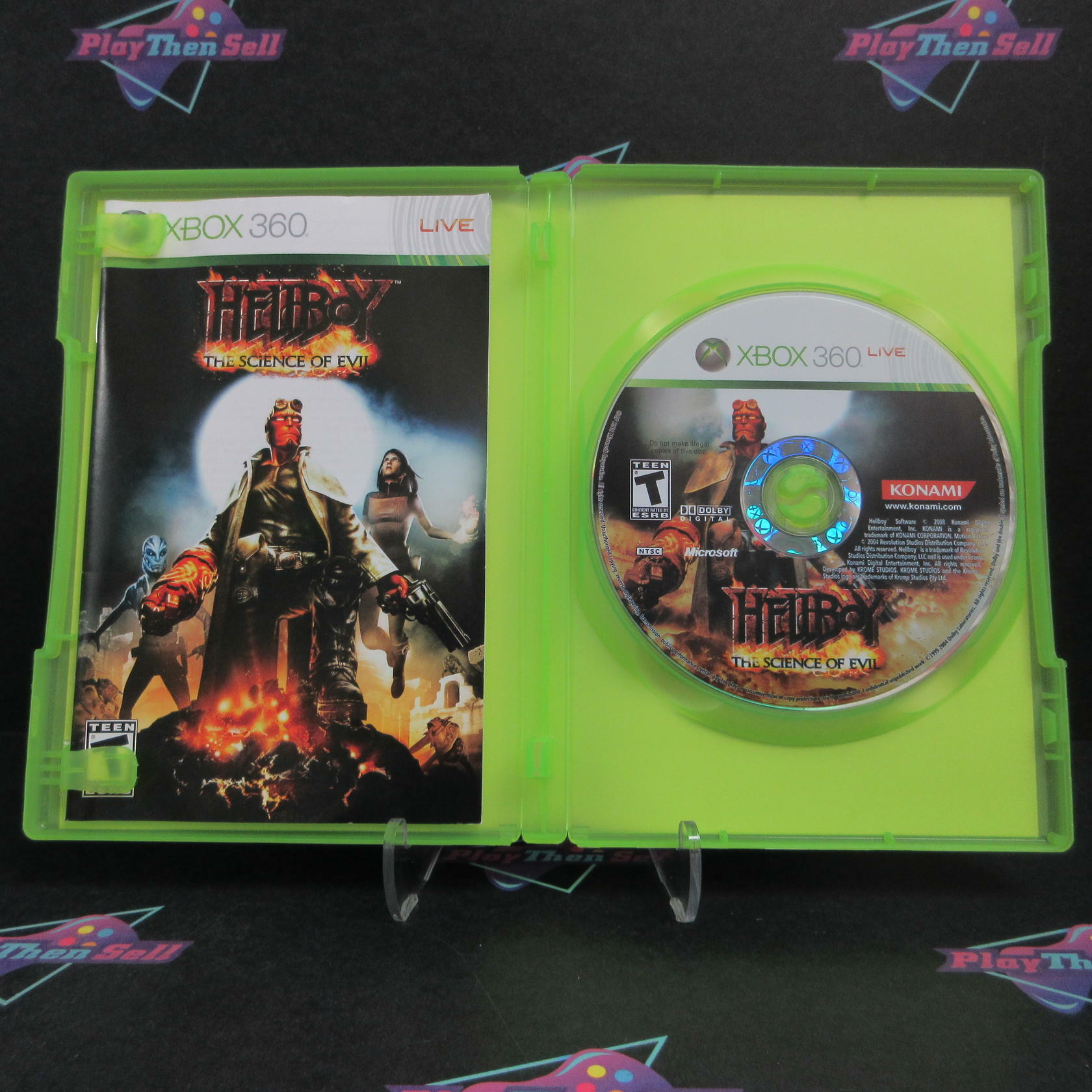 Hellboy The Science of Evil Xbox 360 Complete - Excellent
