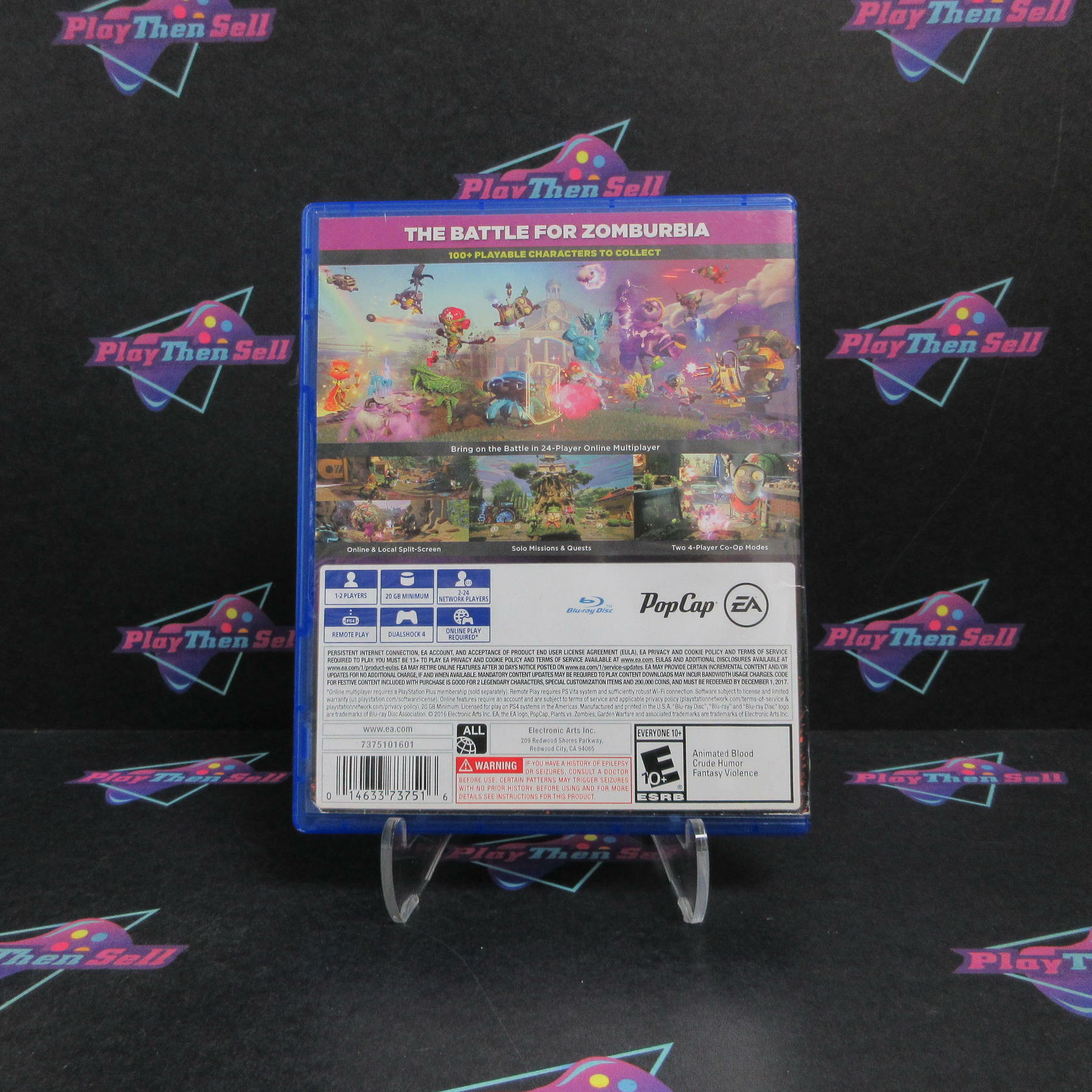 Plants vs Zombies Garden Warfare 2 Festive Edition PS4 Complete - Very Good