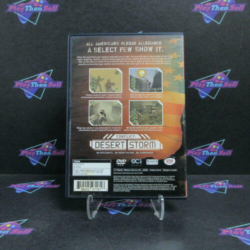 Conflict Desert Storm PS2 PlayStation 2 GH Complete - Very Good