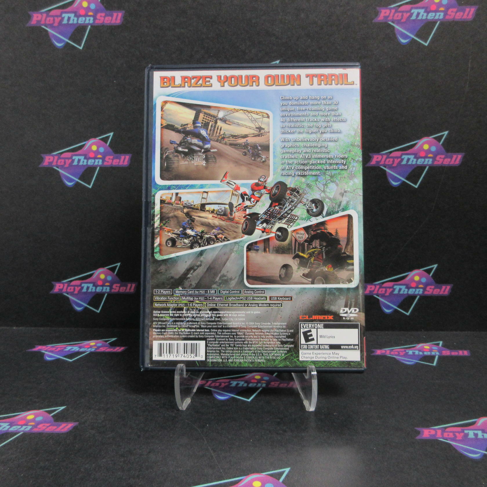 ATV Offroad Fury 3 PS2 PlayStation 2 GH + Reg Card Complete - Very Good