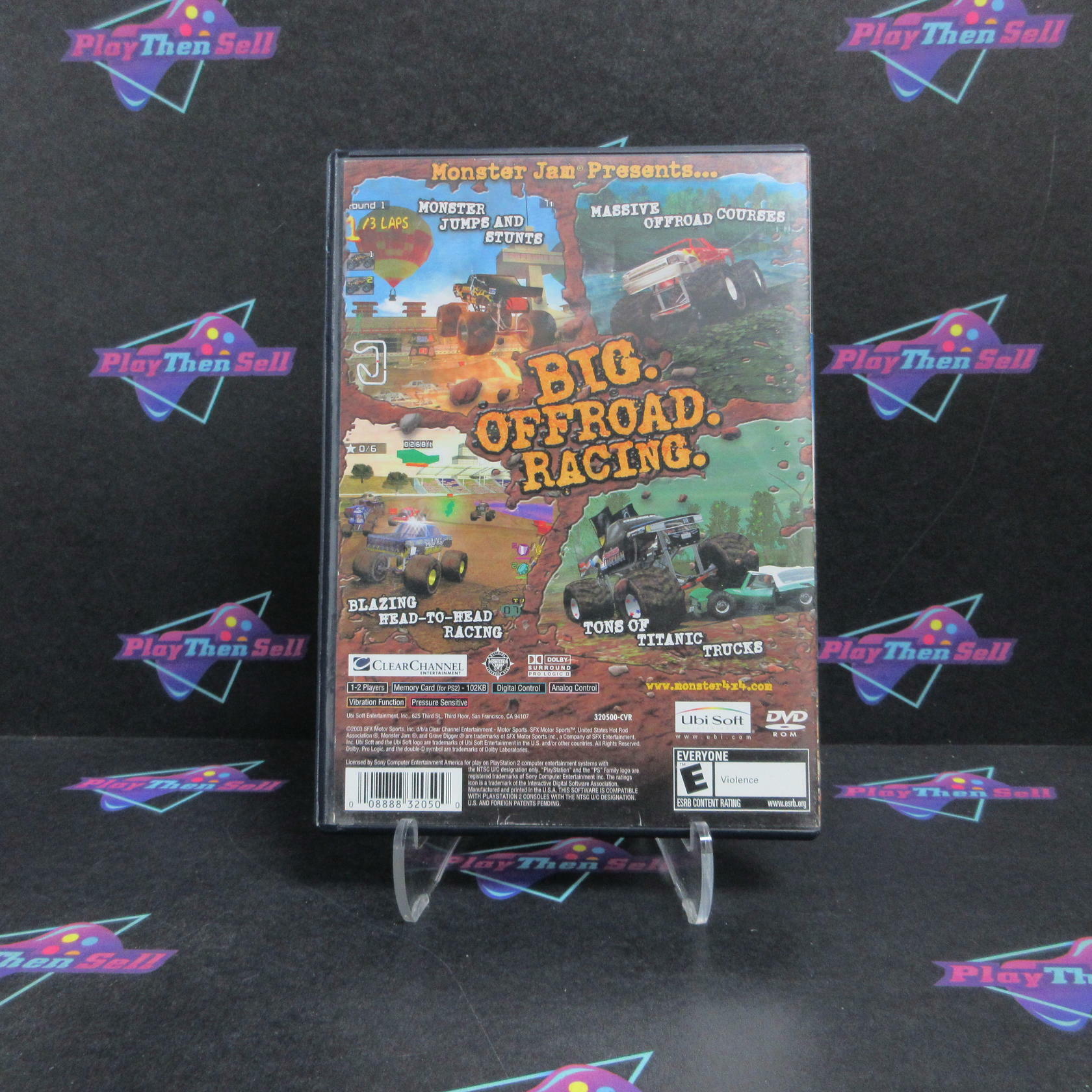 Monster 4X4 Masters of Metal PS2 PlayStation 2 + Reg Card Complete - Very Good