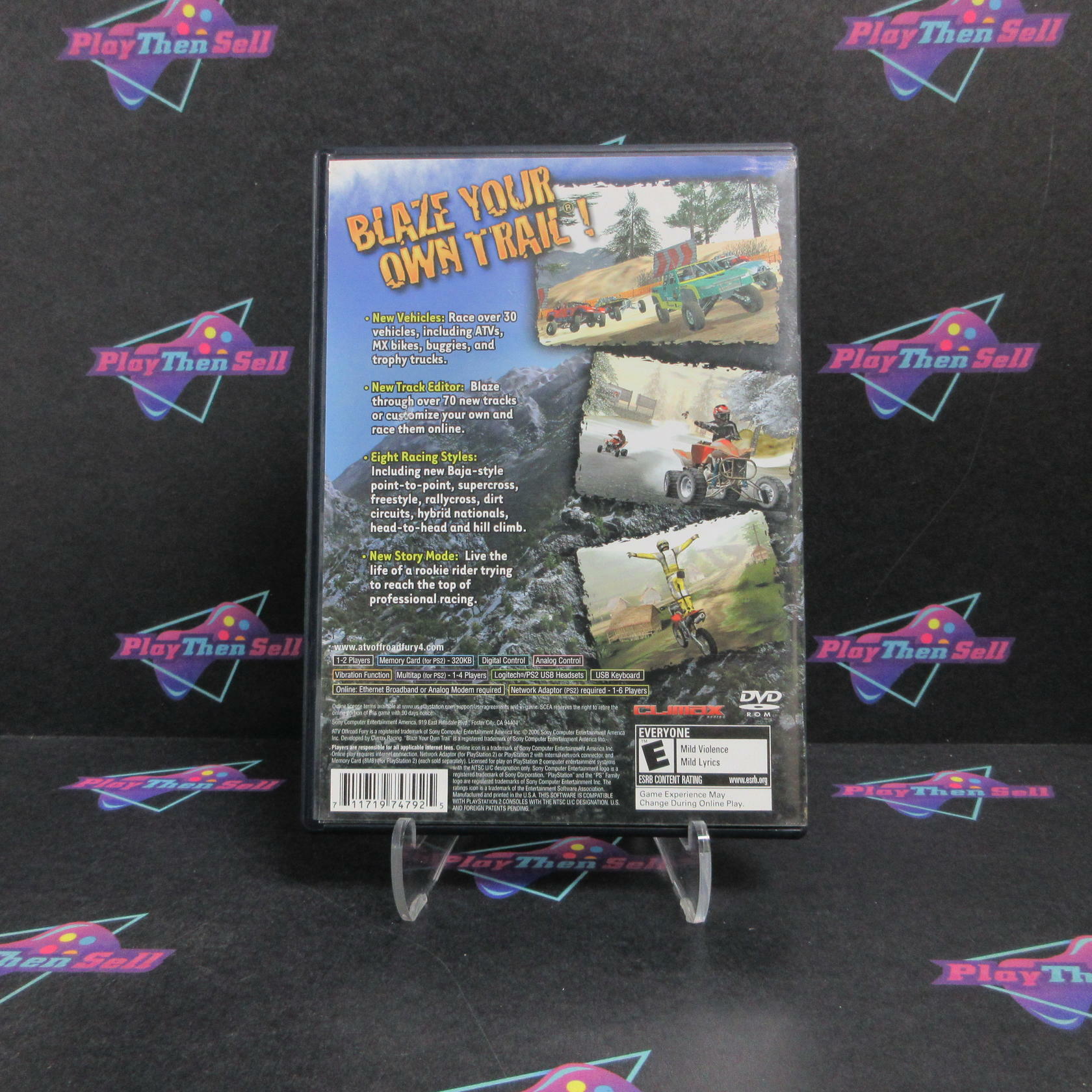 ATV Offroad Fury 4 PS2 PlayStation 2 Complete - Very Good