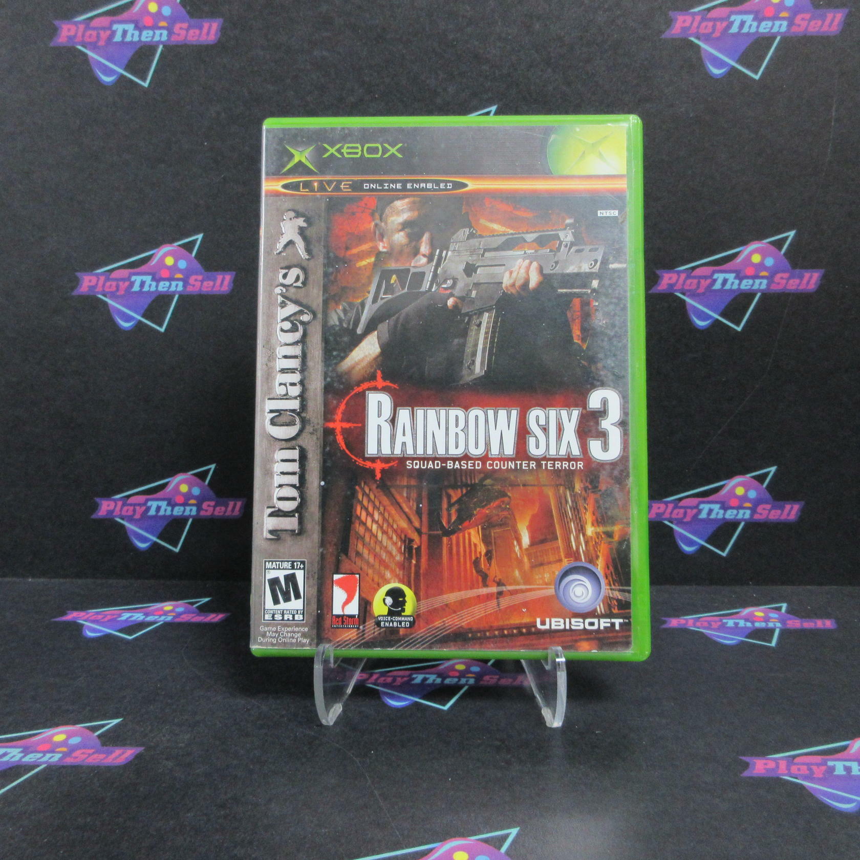 Rainbow Six 3 Squad-Based Counter Terror Xbox + Reg Card Complete - Very Good