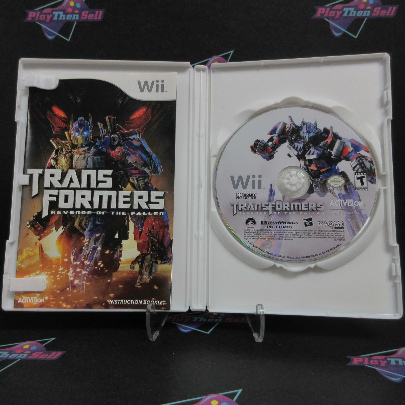 Transformers Revenge of the Fallen Nintendo Wii Complete - Very Good