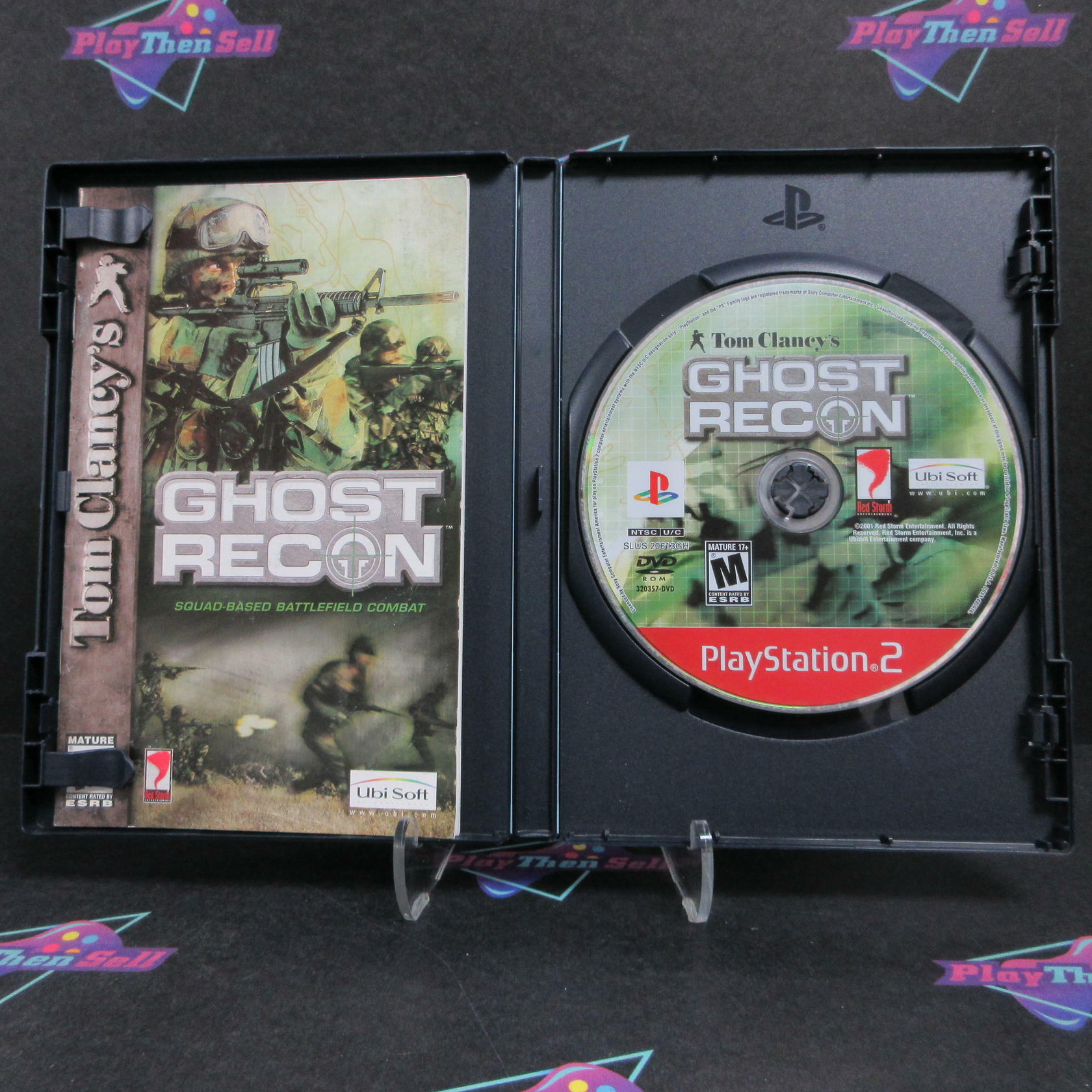 Tom Clancy's Ghost Recon PS2 PlayStation 2 GH + Reg Card Complete - Very Good