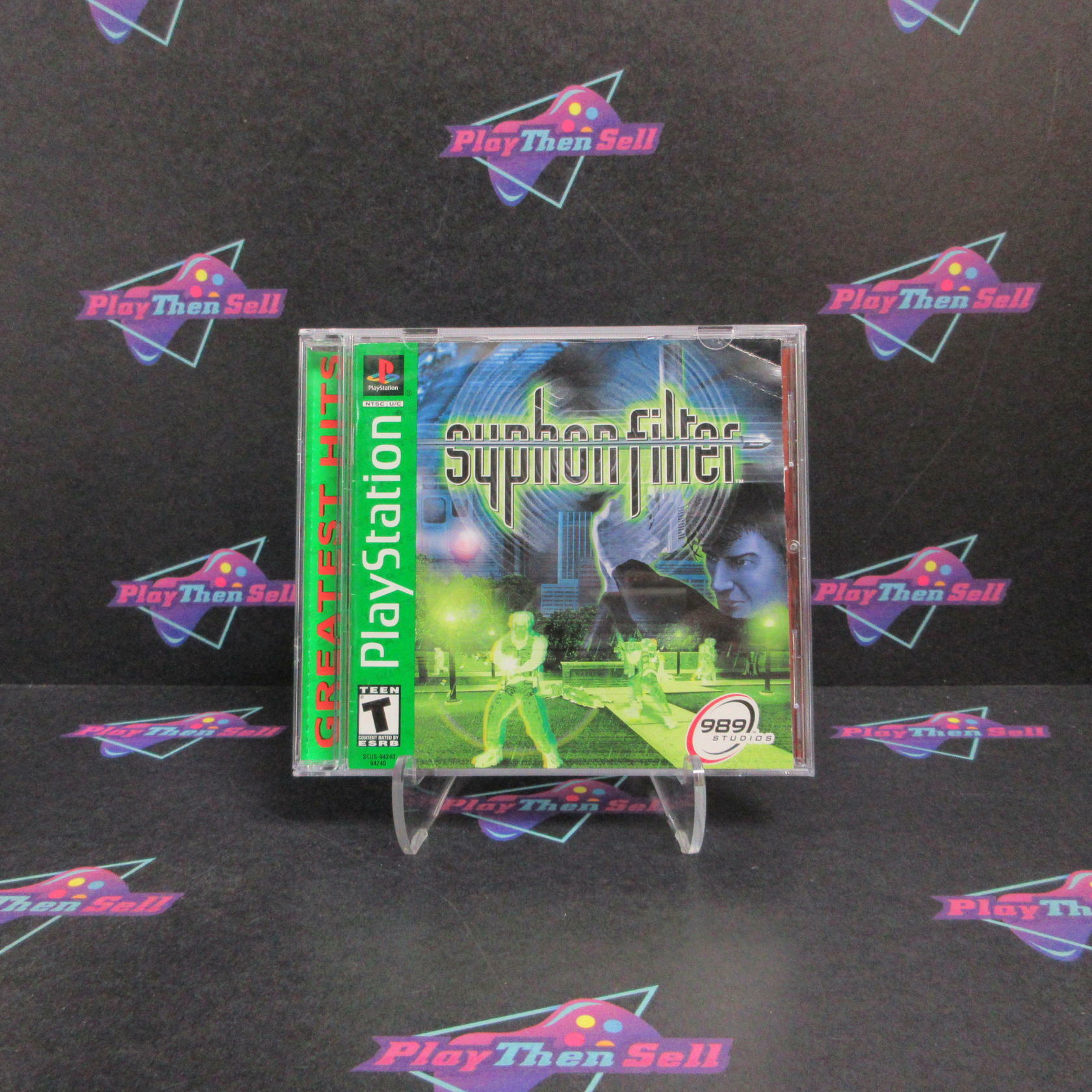 Syphon Filter PS1 PlayStation 1 GH Complete - Very Good