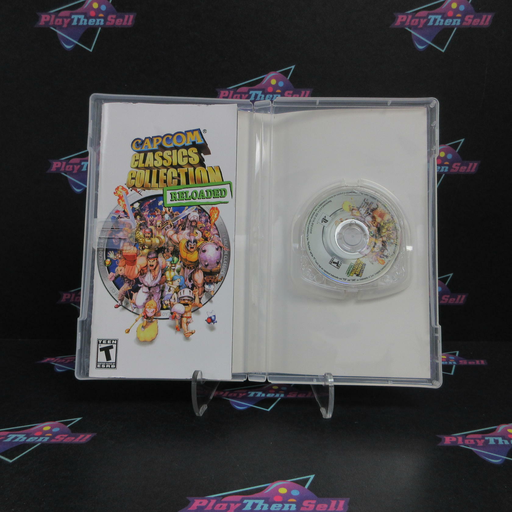 Capcom Classics Collection Reloaded Sony PSP Clear UMD Complete - Refurbished