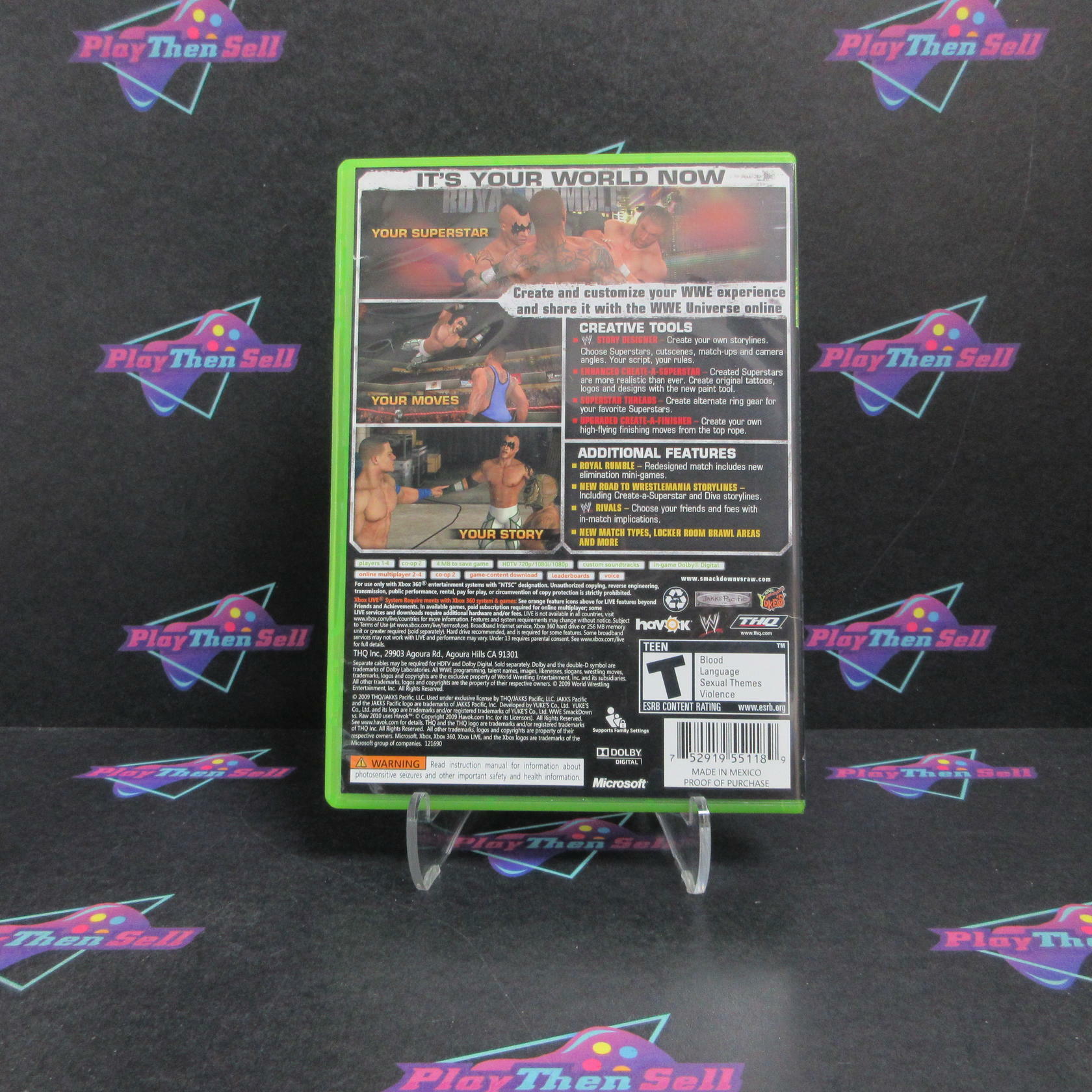 WWE SmackDown vs. Raw 2010 Xbox 360 Complete - Refurbished