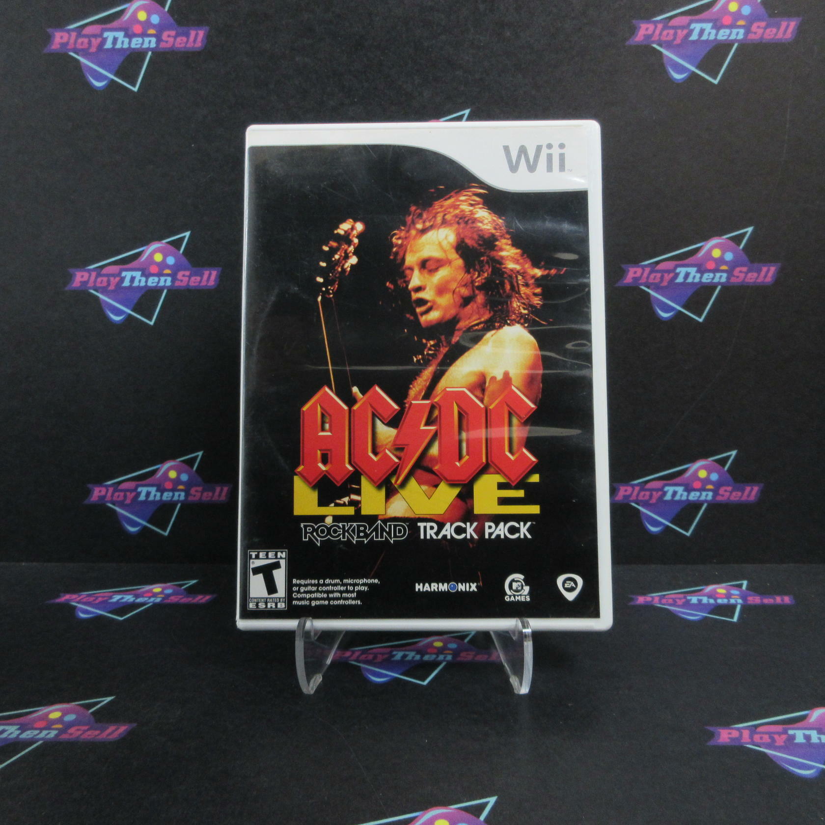 AC/DC Live Rock Band Track Pack Nintendo Wii Complete - Very Good