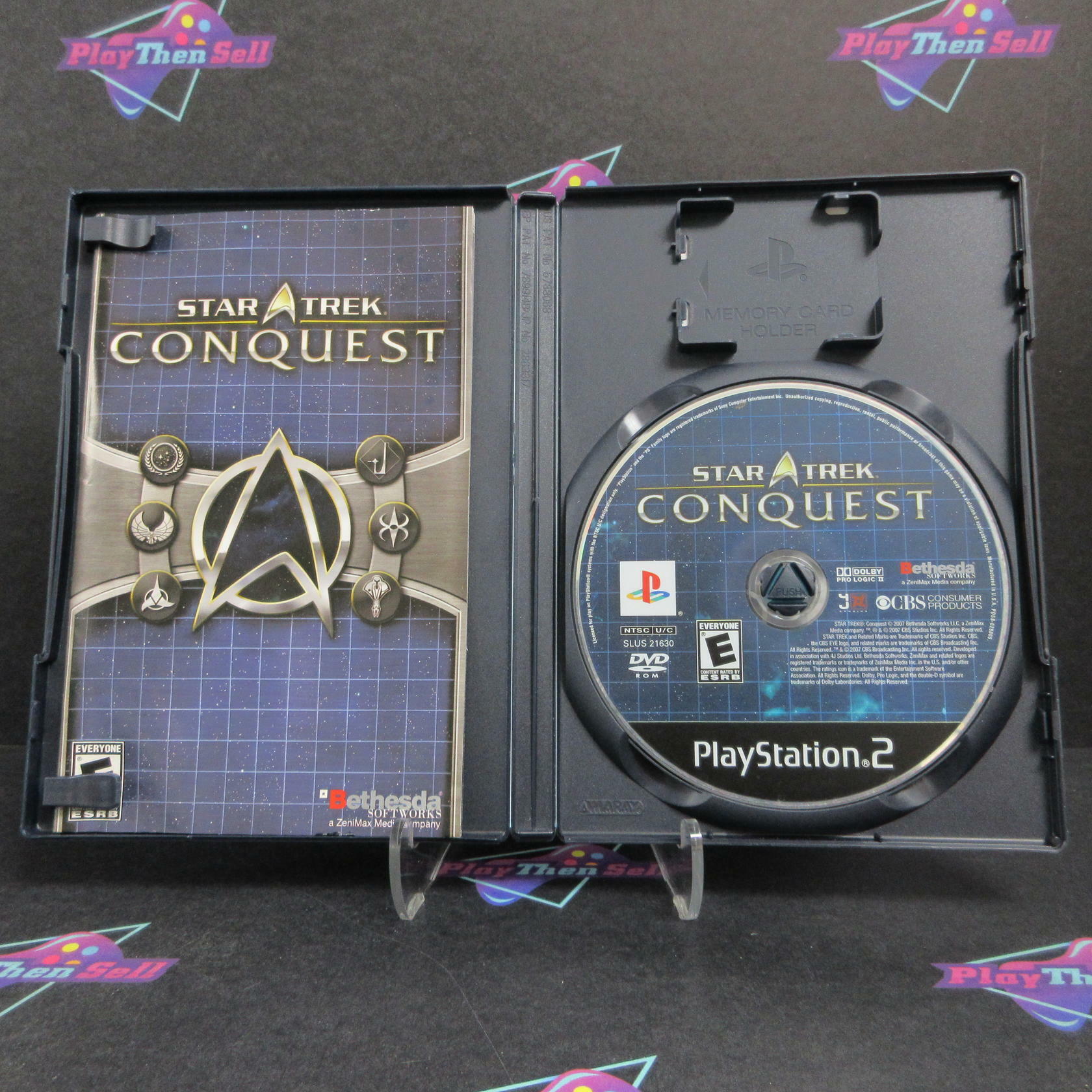 Star Trek Conquest PS2 PlayStation 2 Complete - Very Good